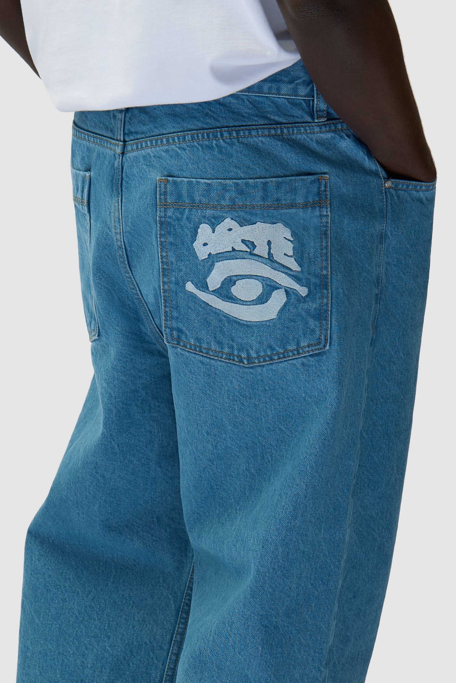 Back Pocket Graphic Pants