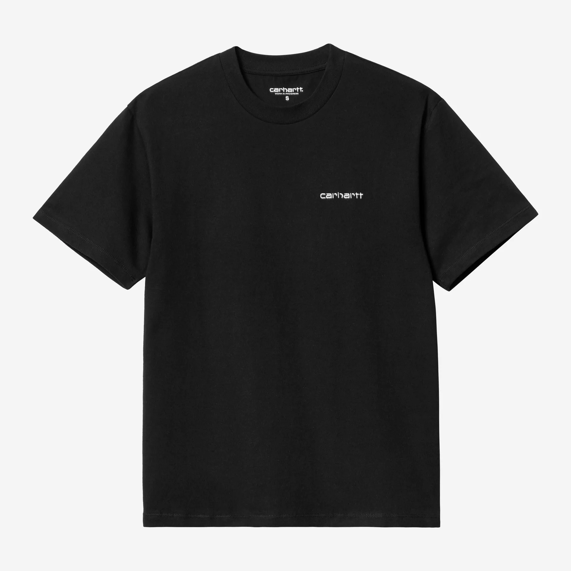 W' S/S Script Embroidery T-Shirt