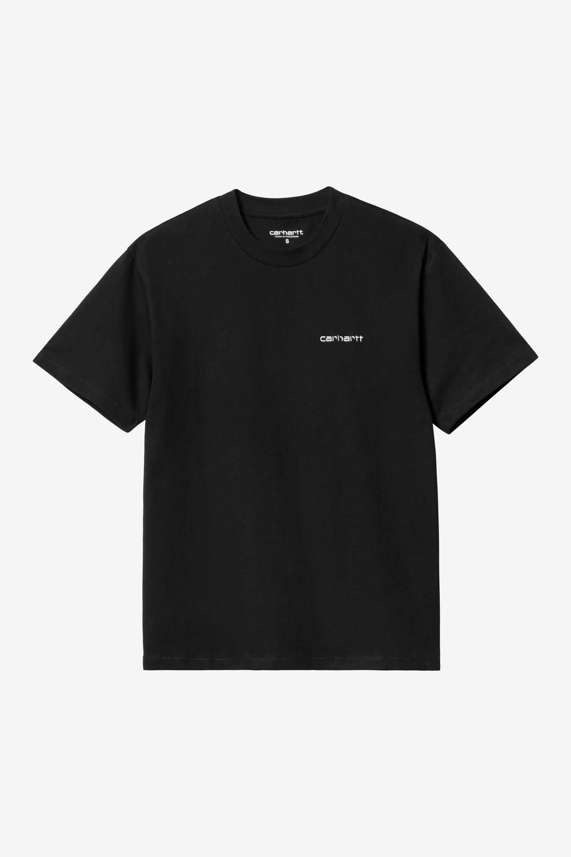 W' S/S Script Embroidery T-Shirt