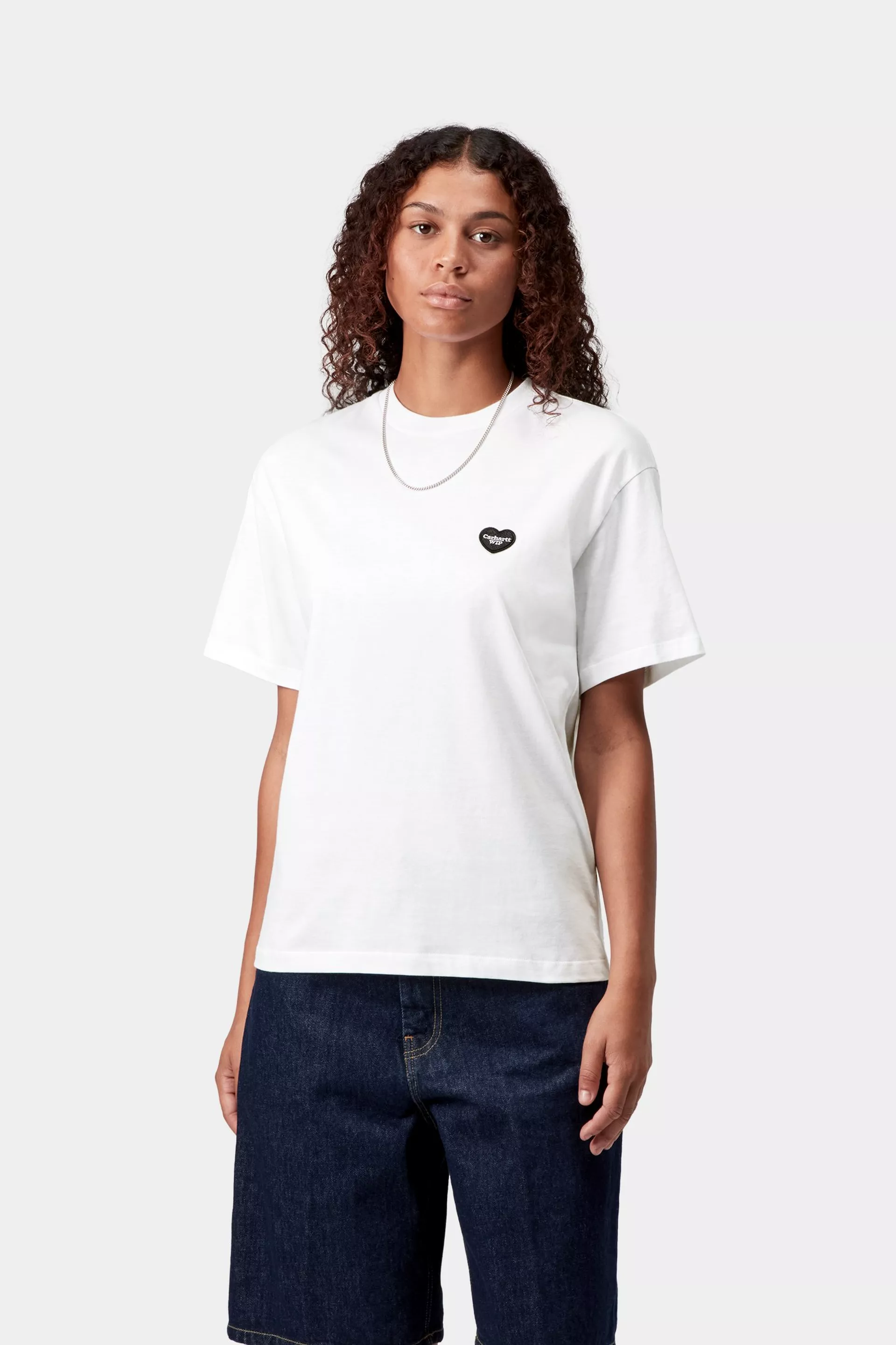 W' S/S Heart Patch T-Shirt