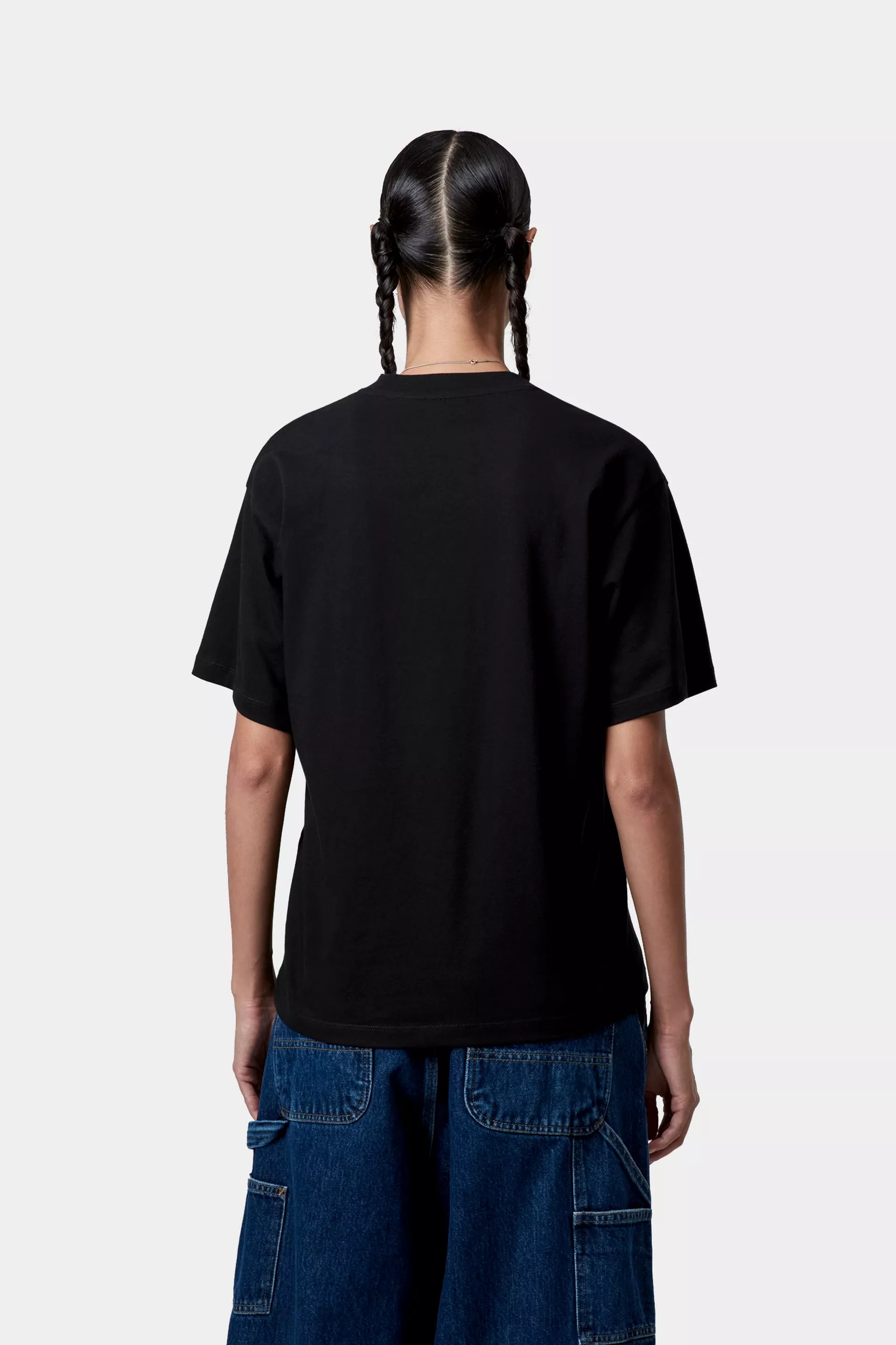 W' S/S Herz-Patch T-Shirt