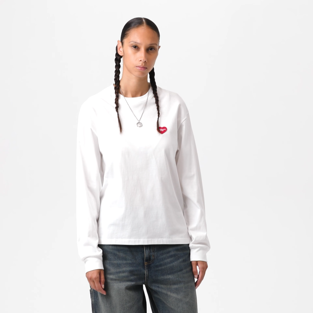 W' L/S Heart Patch T-Shirt
