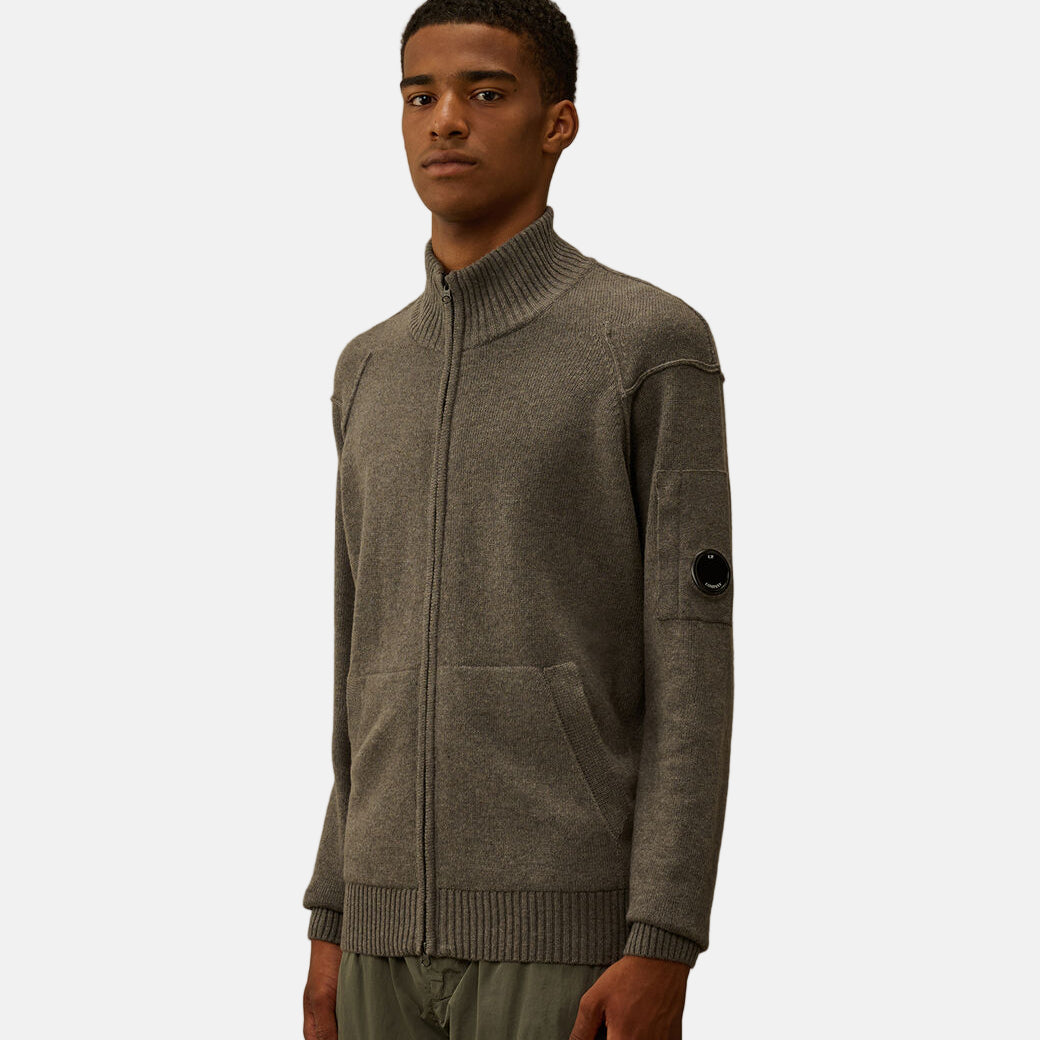 Lambswool GRS Full Zip Sweater