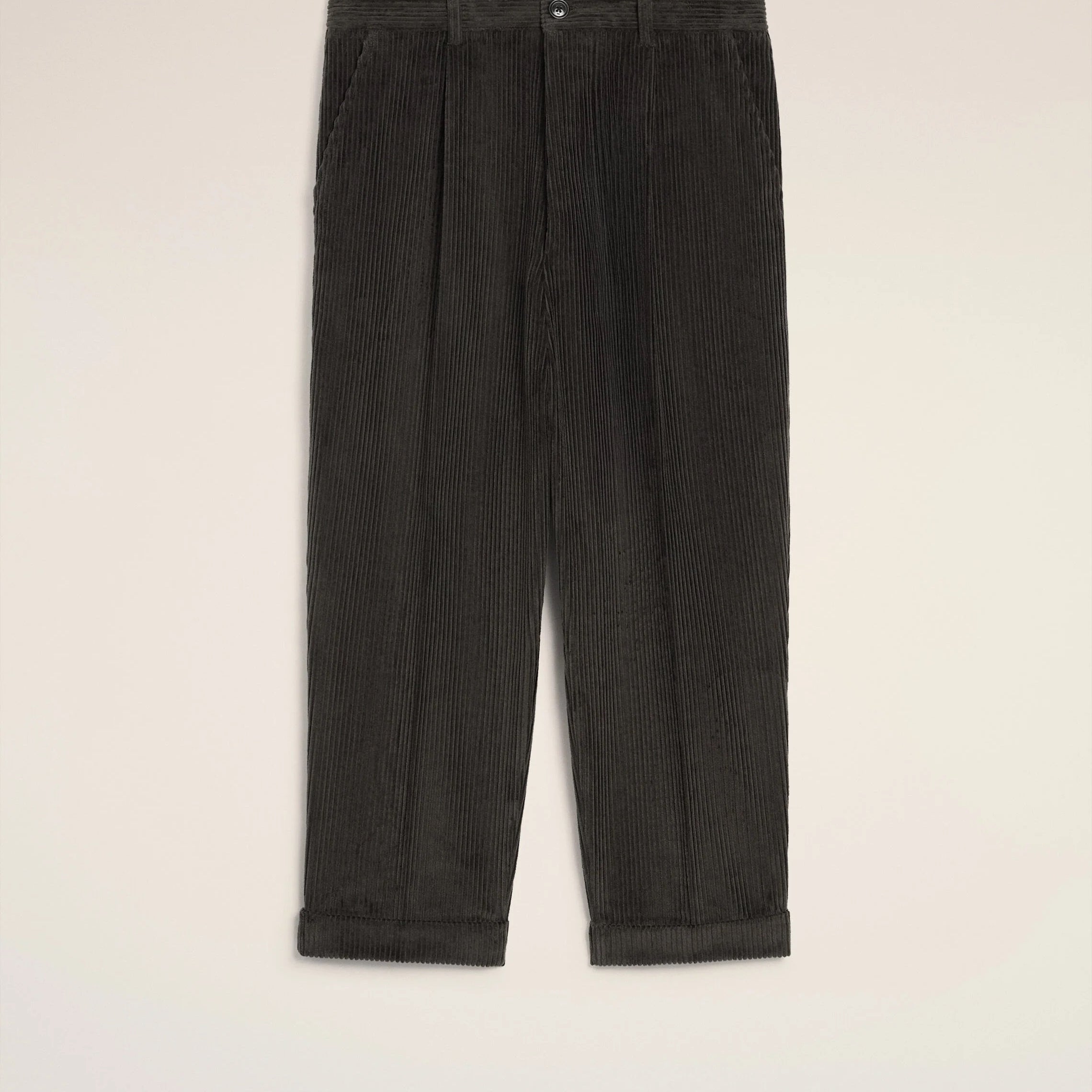 Weite Carrot-Fit-Hose aus Baumwolle