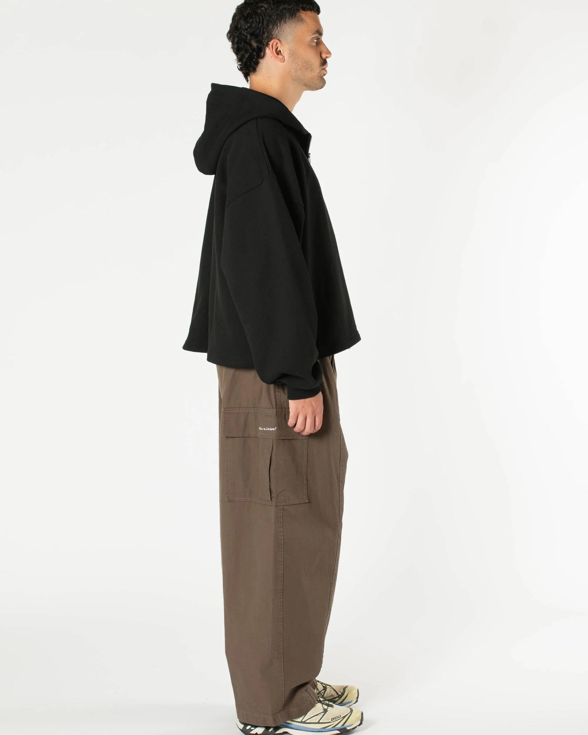 Boxy Zip-up Hoodie