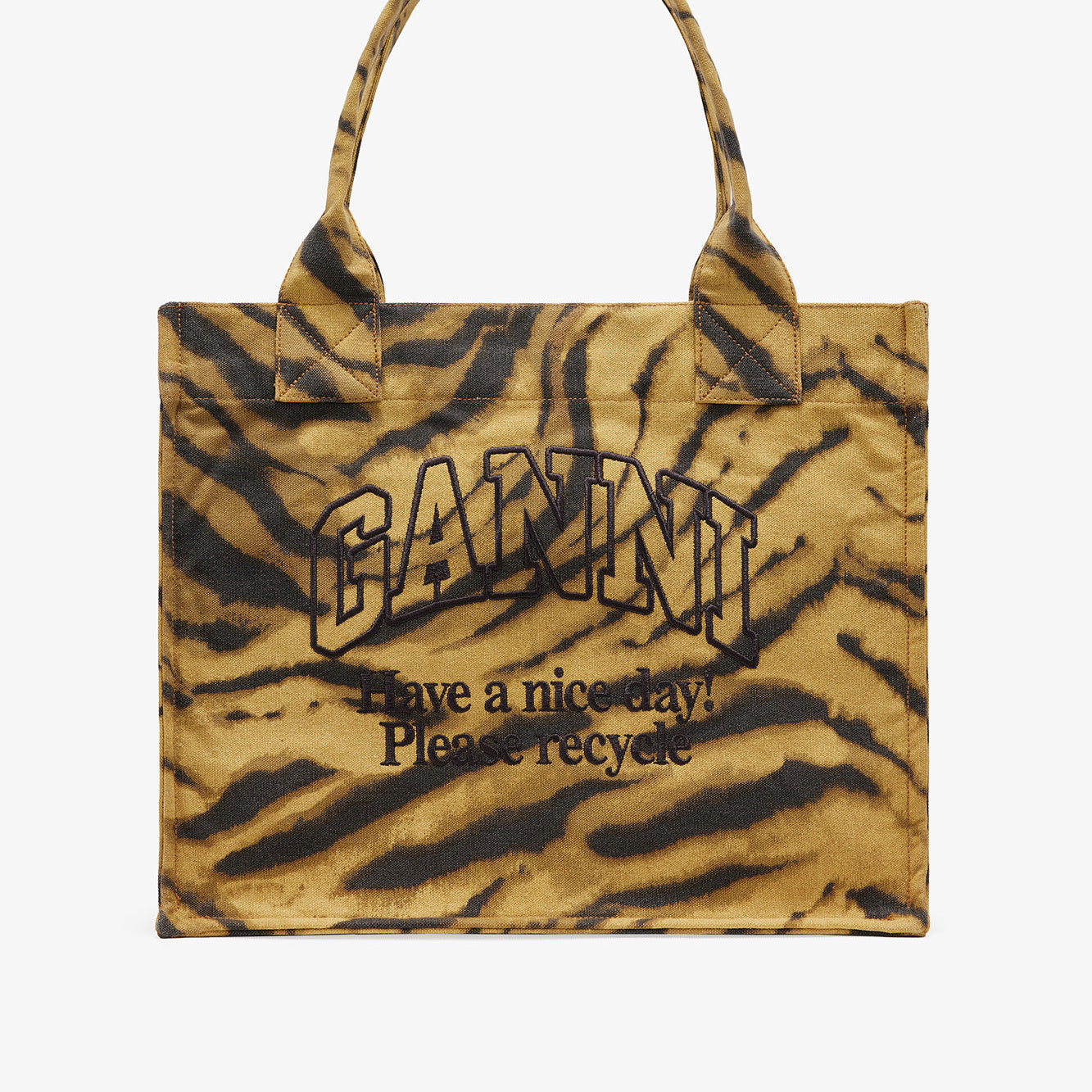 Große Tragetasche mit Zebraprint