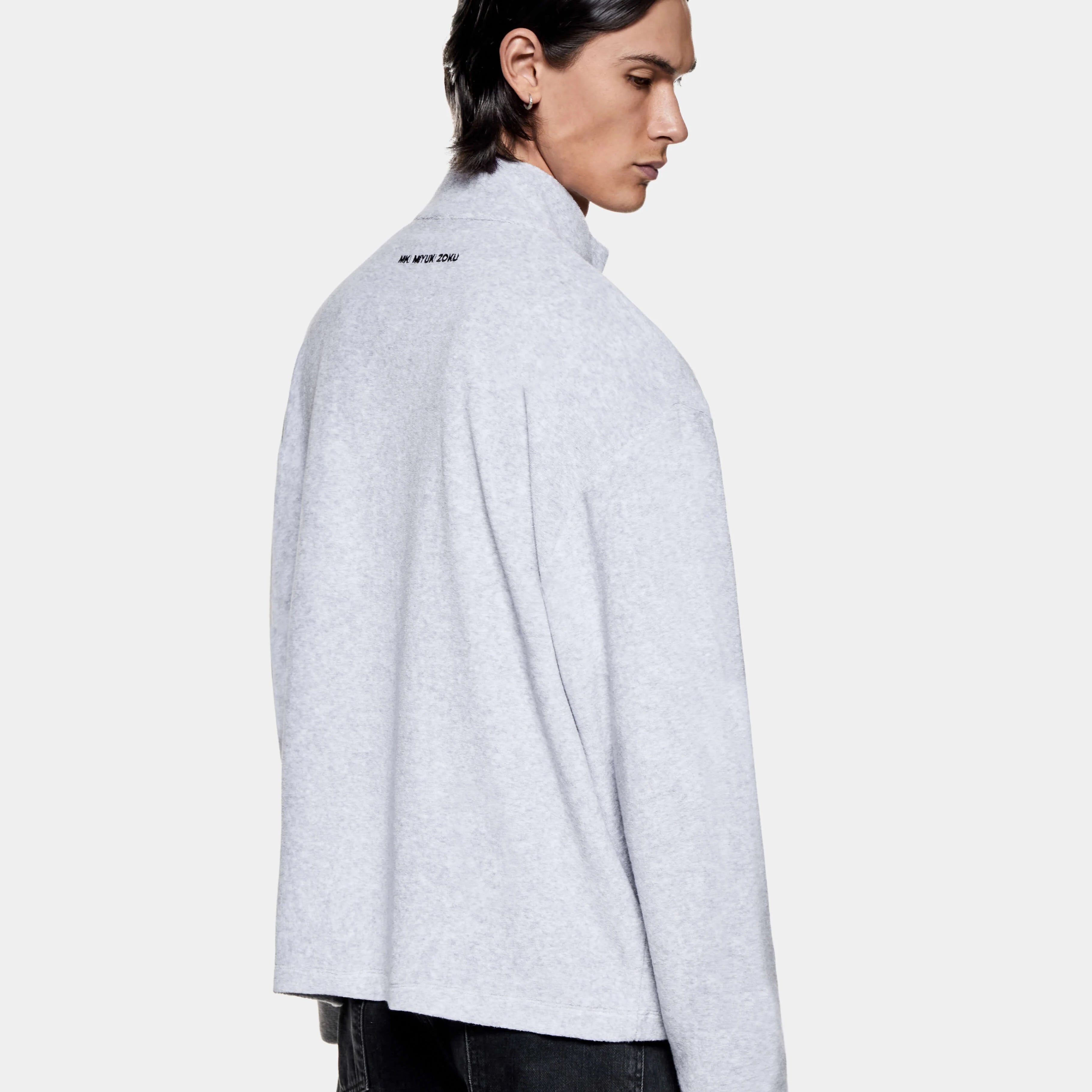 TOWELLING QUARTER ZIP