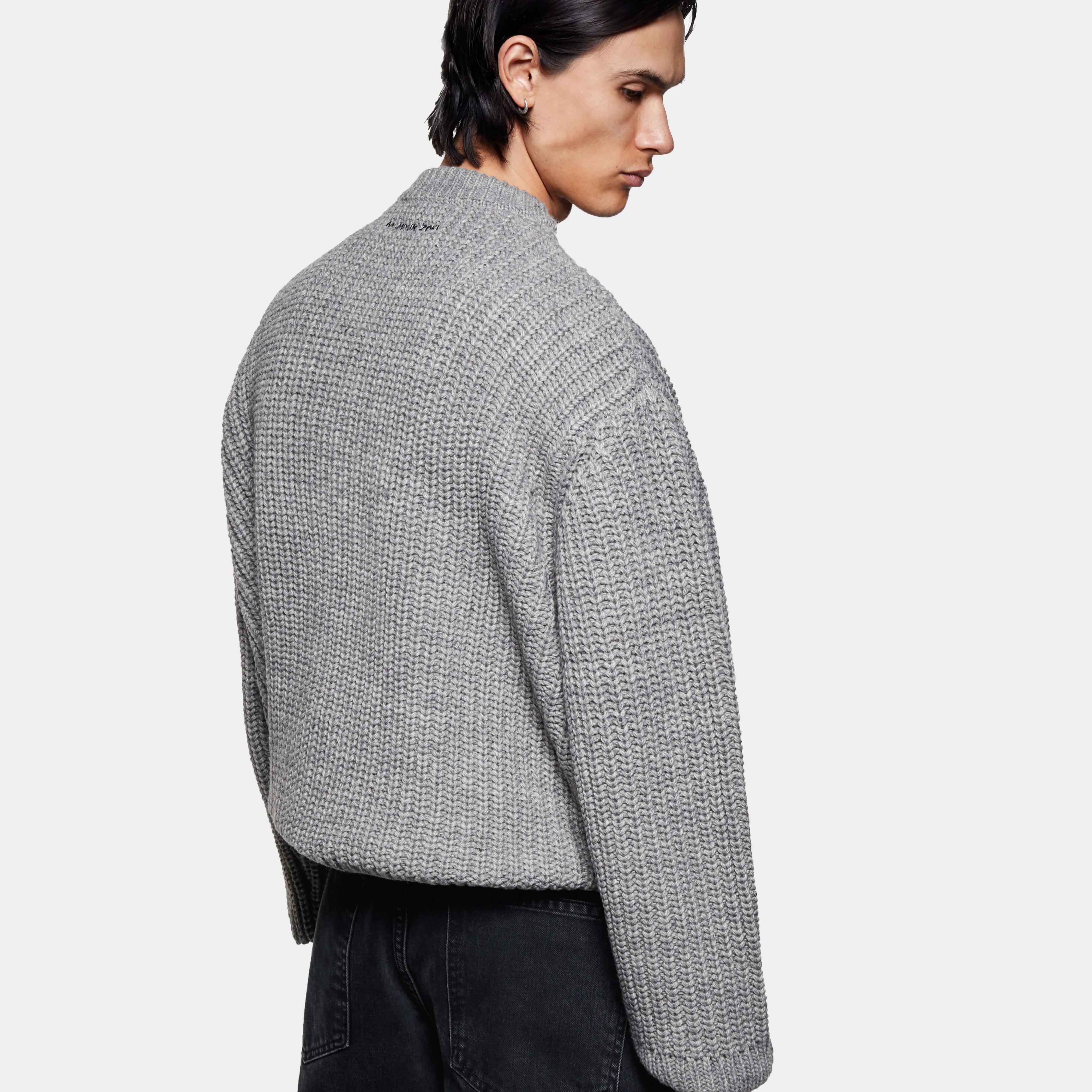 CHUNKY RIB KNIT CREWNECK