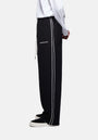 WIDE FIT POLY TRACK PANTS