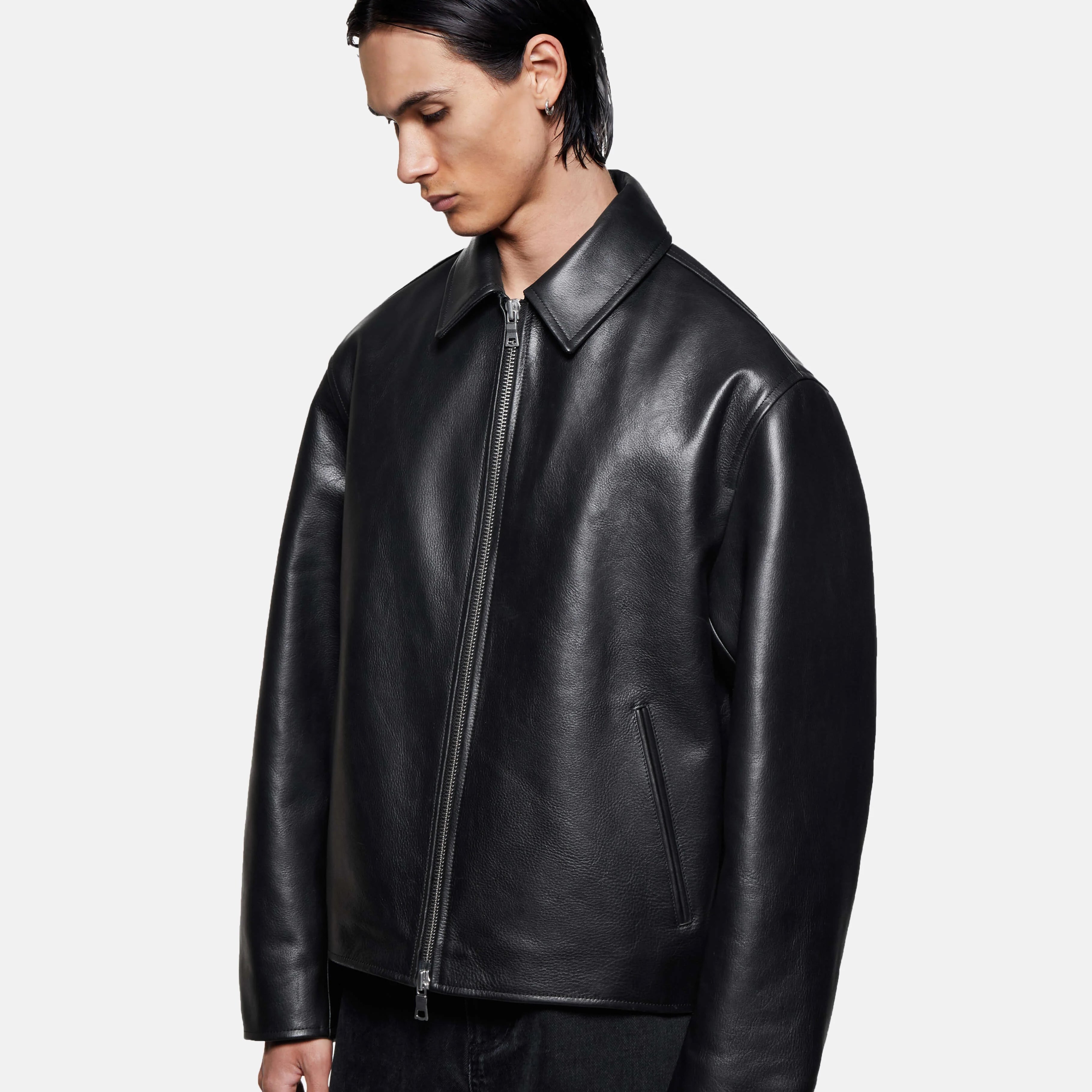 CROPPED LEATHER RIDER