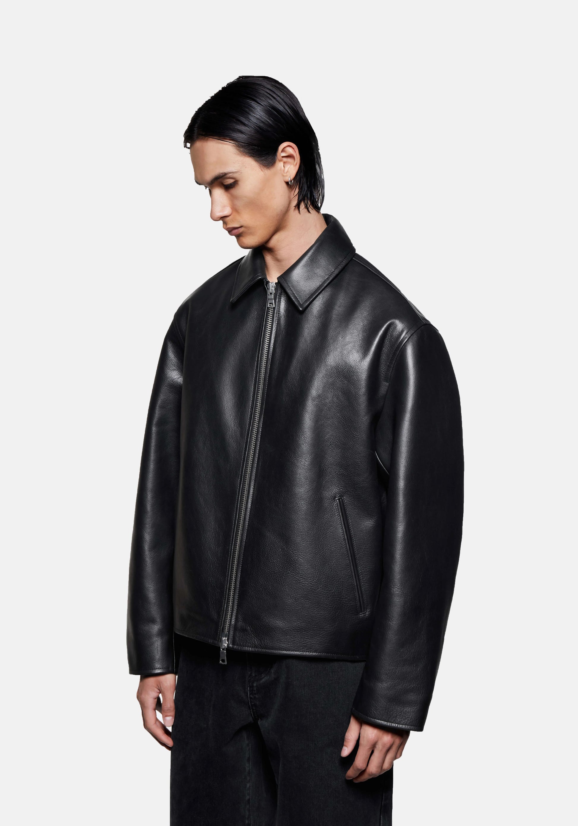 CROPPED LEATHER RIDER