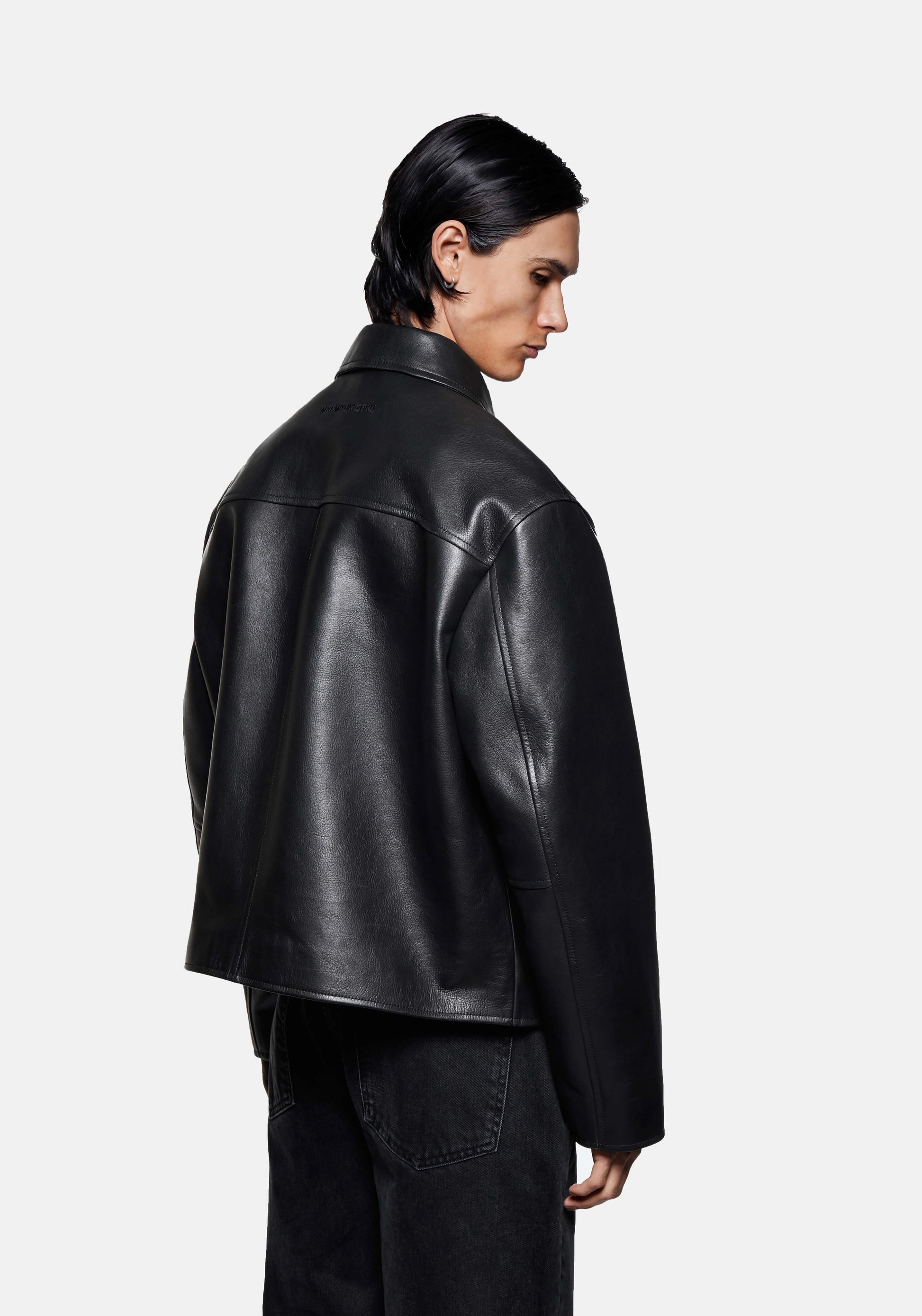 CROPPED LEATHER RIDER