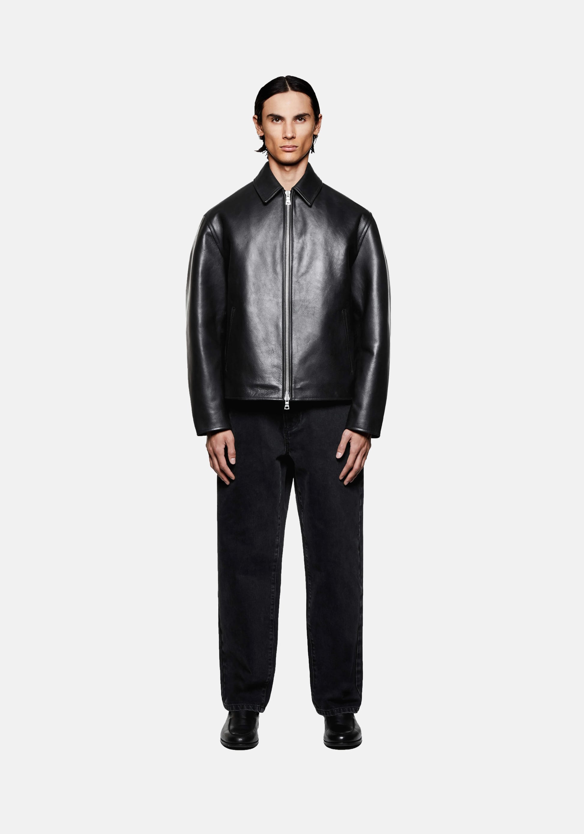 CROPPED LEATHER RIDER