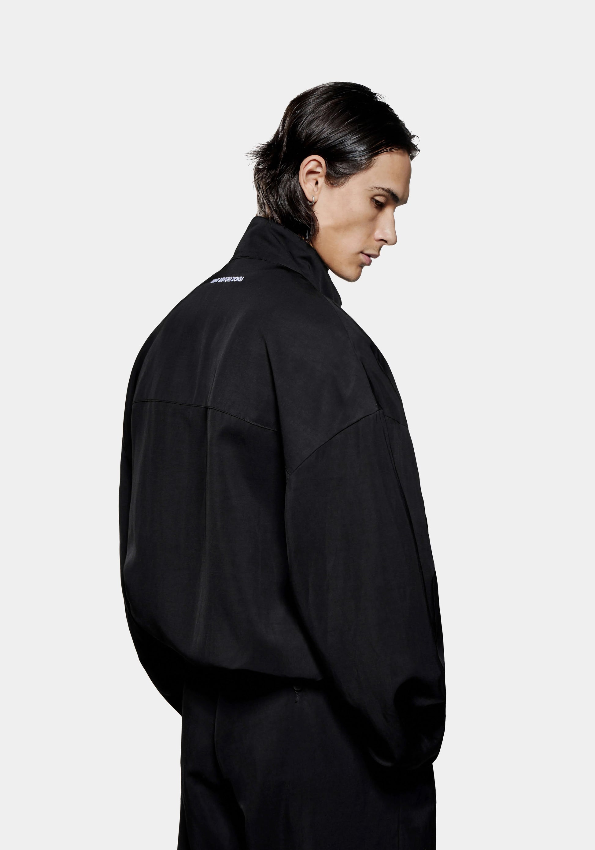 VISCOSE LINEN TRACK JACKET