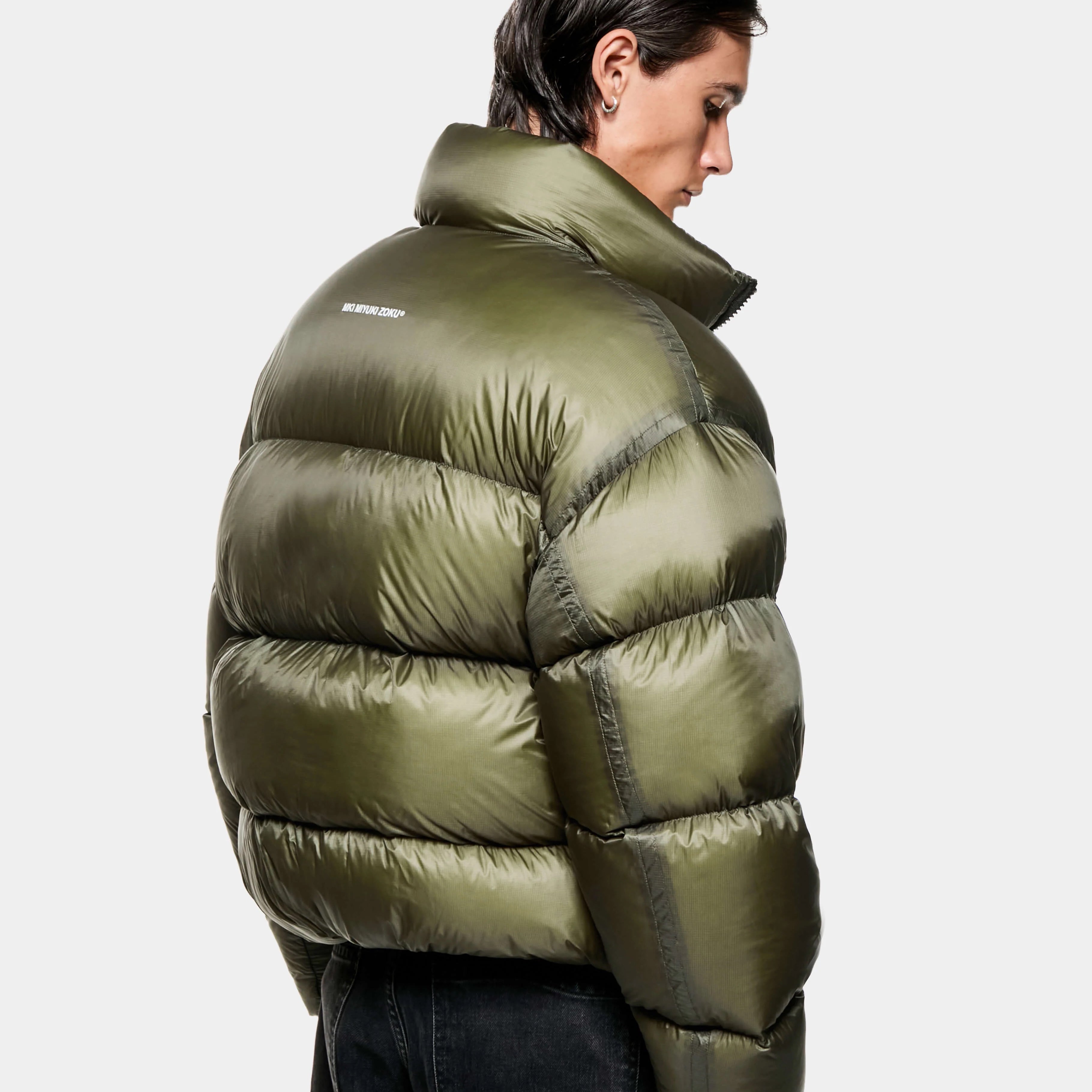 MKI TRANSLUCENT FUNNEL NECK BUBBLE JACKET