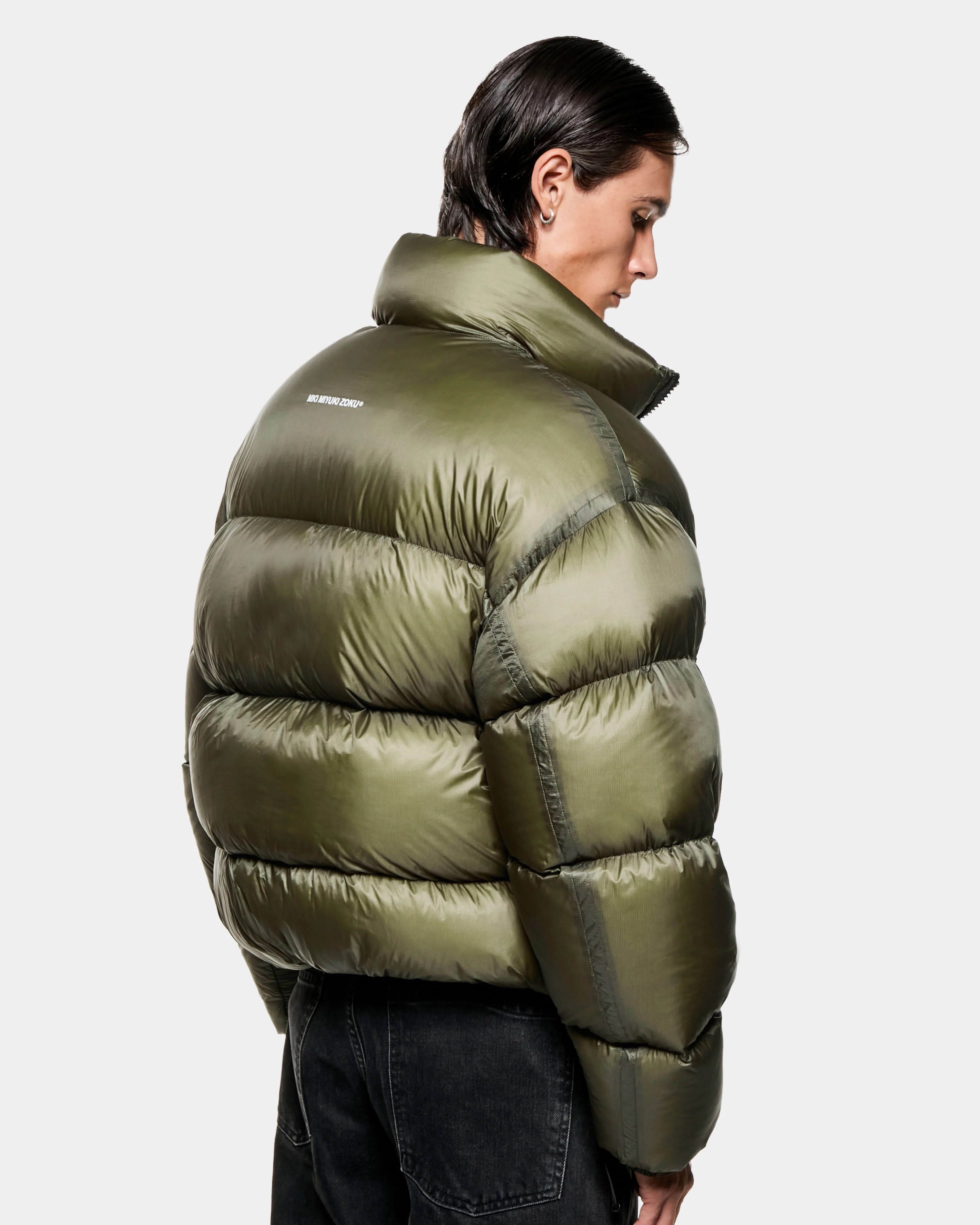 MKI TRANSLUCENT FUNNEL NECK BUBBLE JACKET