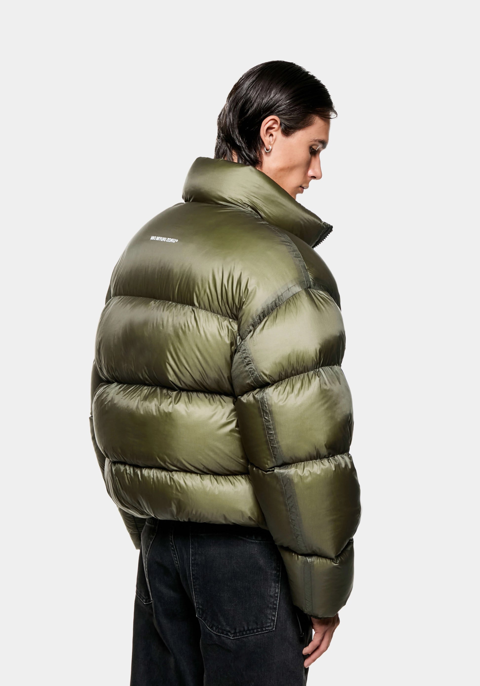 MKI TRANSLUCENT FUNNEL NECK BUBBLE JACKET