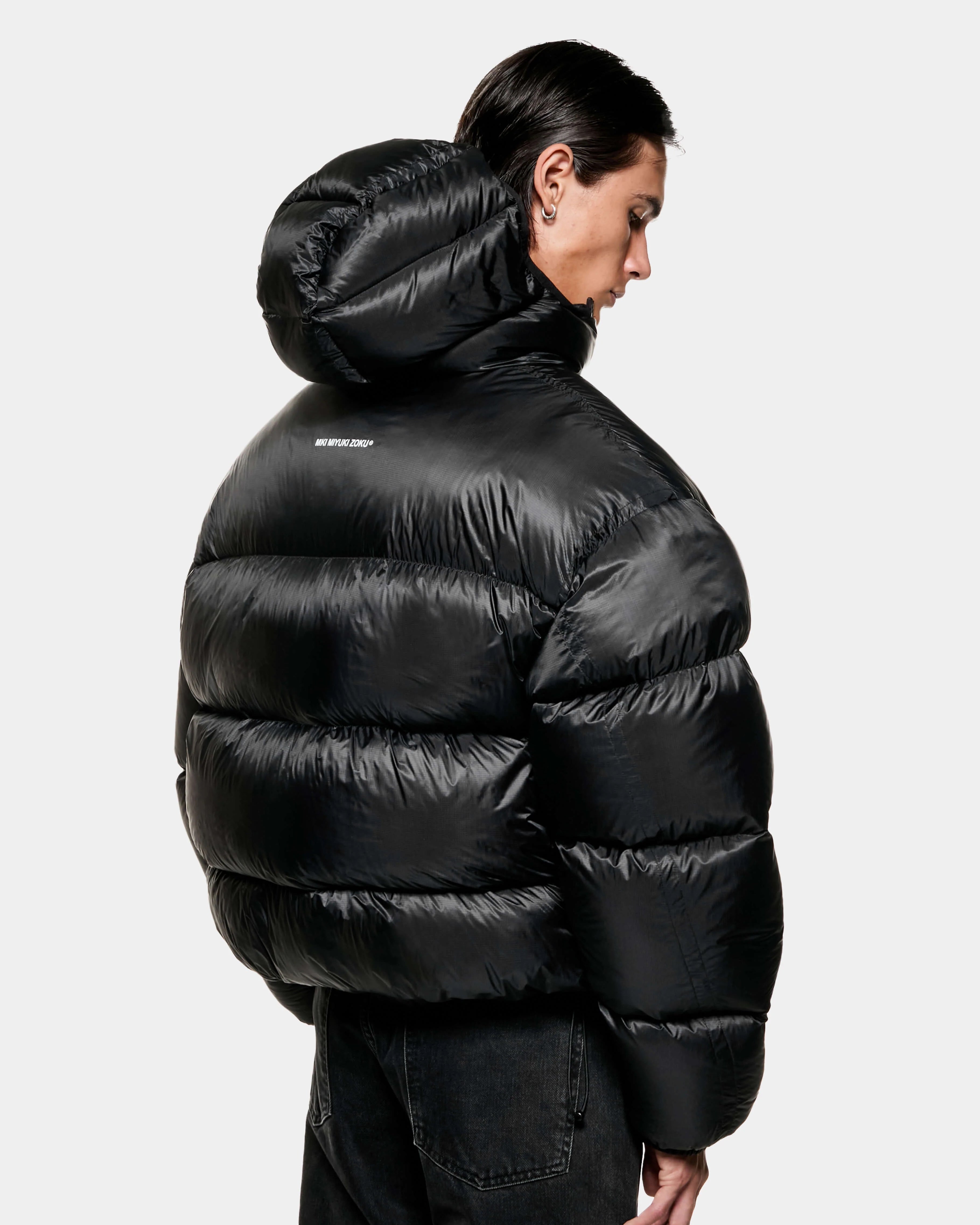 MKI TRANSLUCENT FUNNEL NECK BUBBLE JACKET