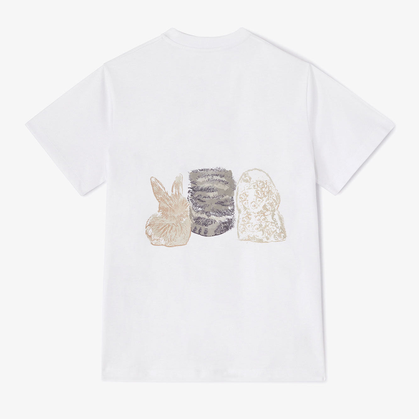 T-Shirt mit Animal-Print