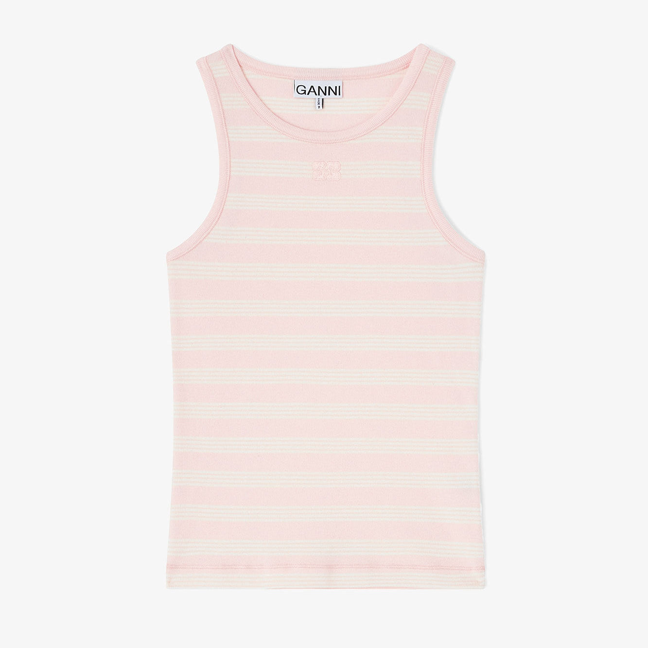 Geripptes Tanktop mit Streifen
