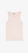 Geripptes Tanktop mit Streifen