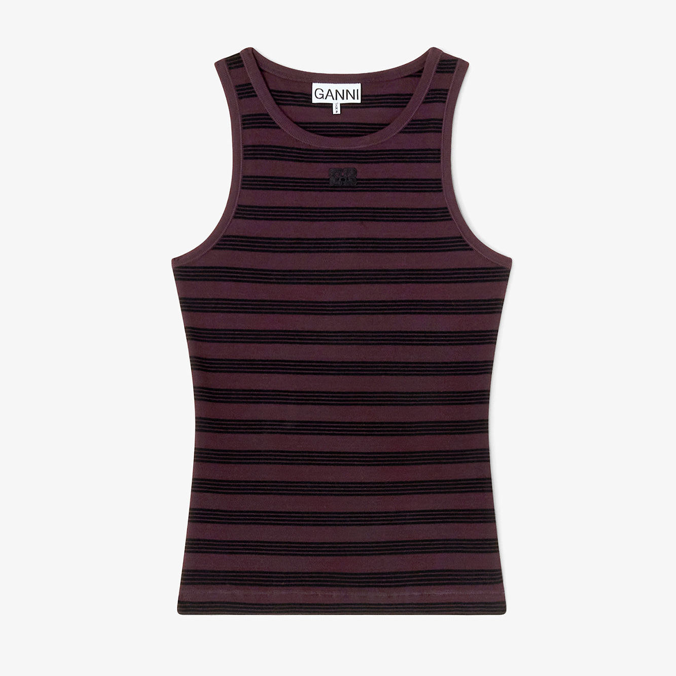 Geripptes Tanktop mit Streifen