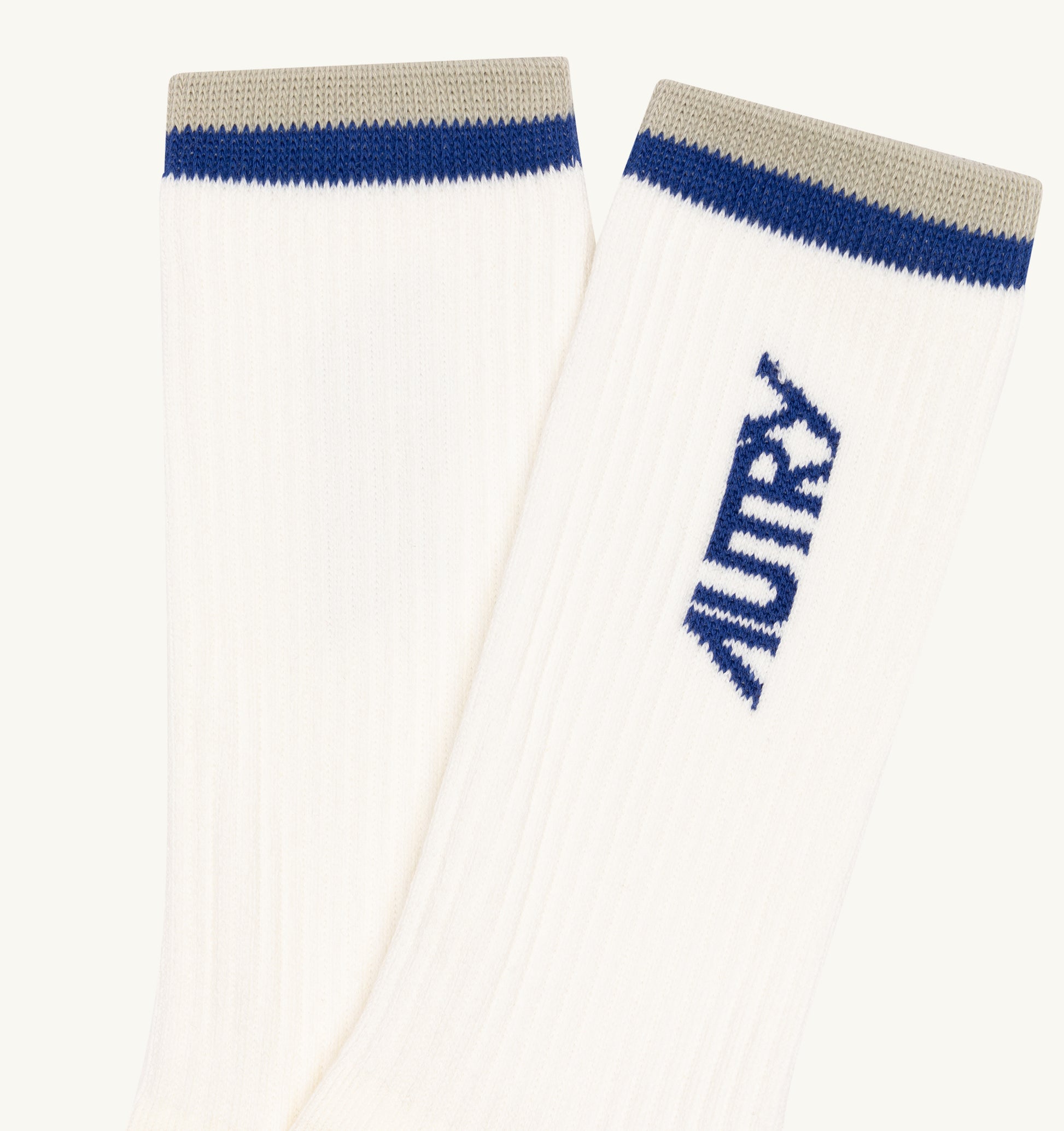 SOCKEN AUS JACQUARD MIT LOGO IN STREIFEN UNISEX
