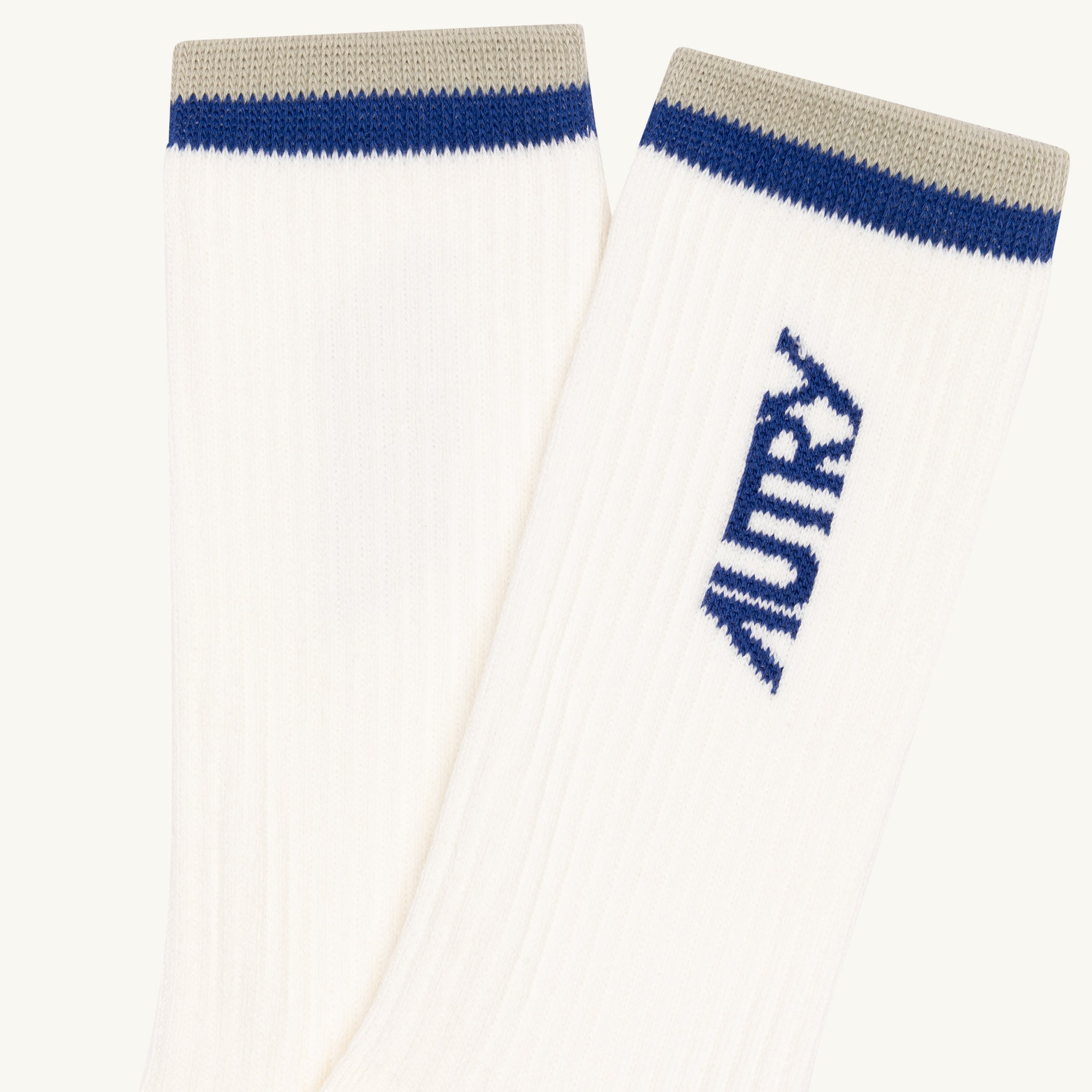 SOCKEN AUS JACQUARD MIT LOGO IN STREIFEN UNISEX