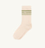 SOCKEN AUS JACQUARD MIT LOGO IN STREIFEN UNISEX