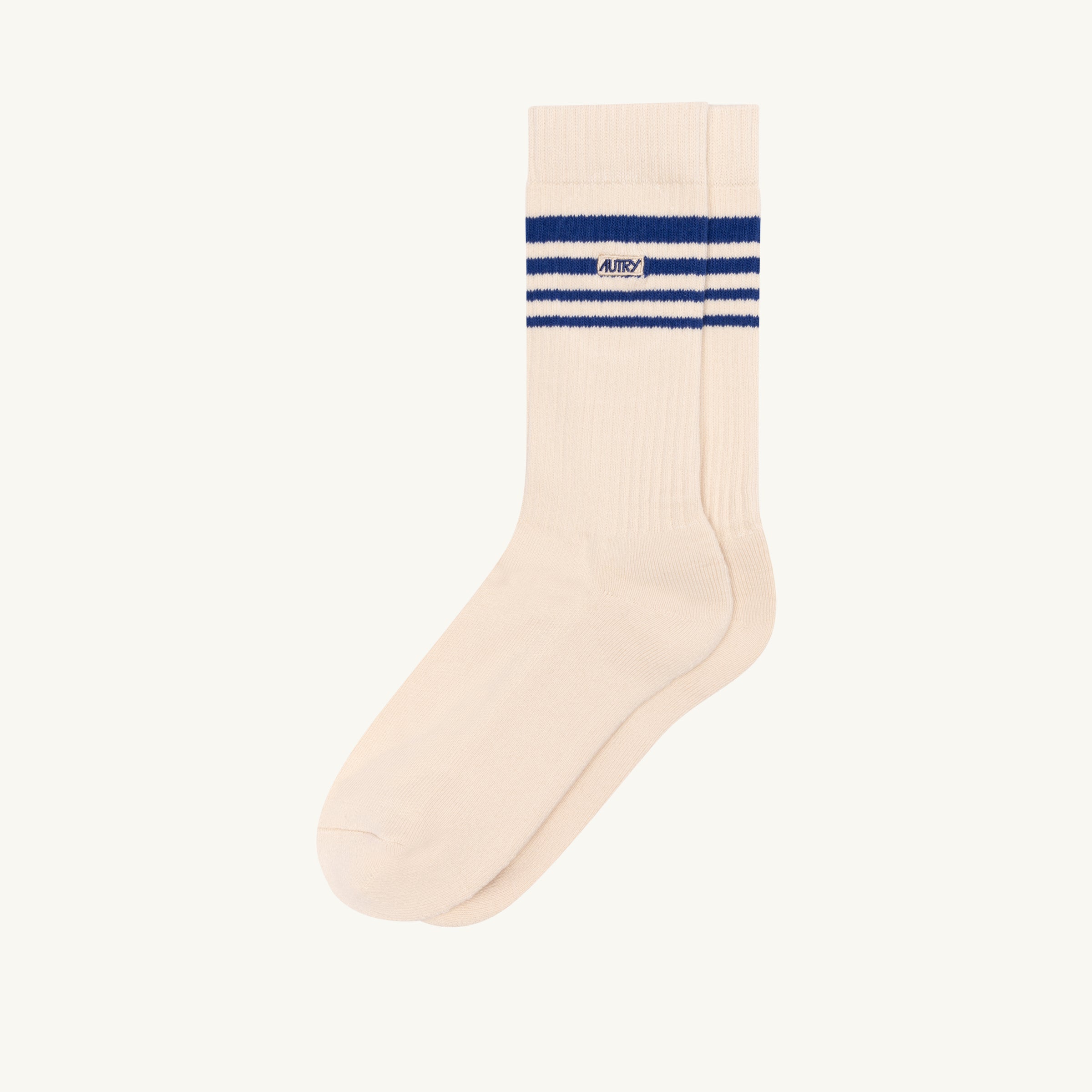 SOCKEN AUS JACQUARD MIT LOGO IN STREIFEN UNISEX