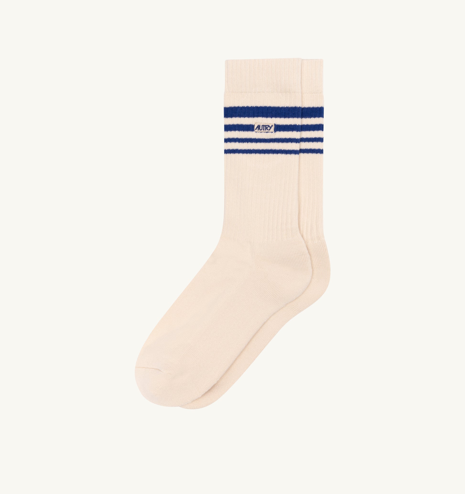SOCKEN AUS JACQUARD MIT LOGO IN STREIFEN UNISEX