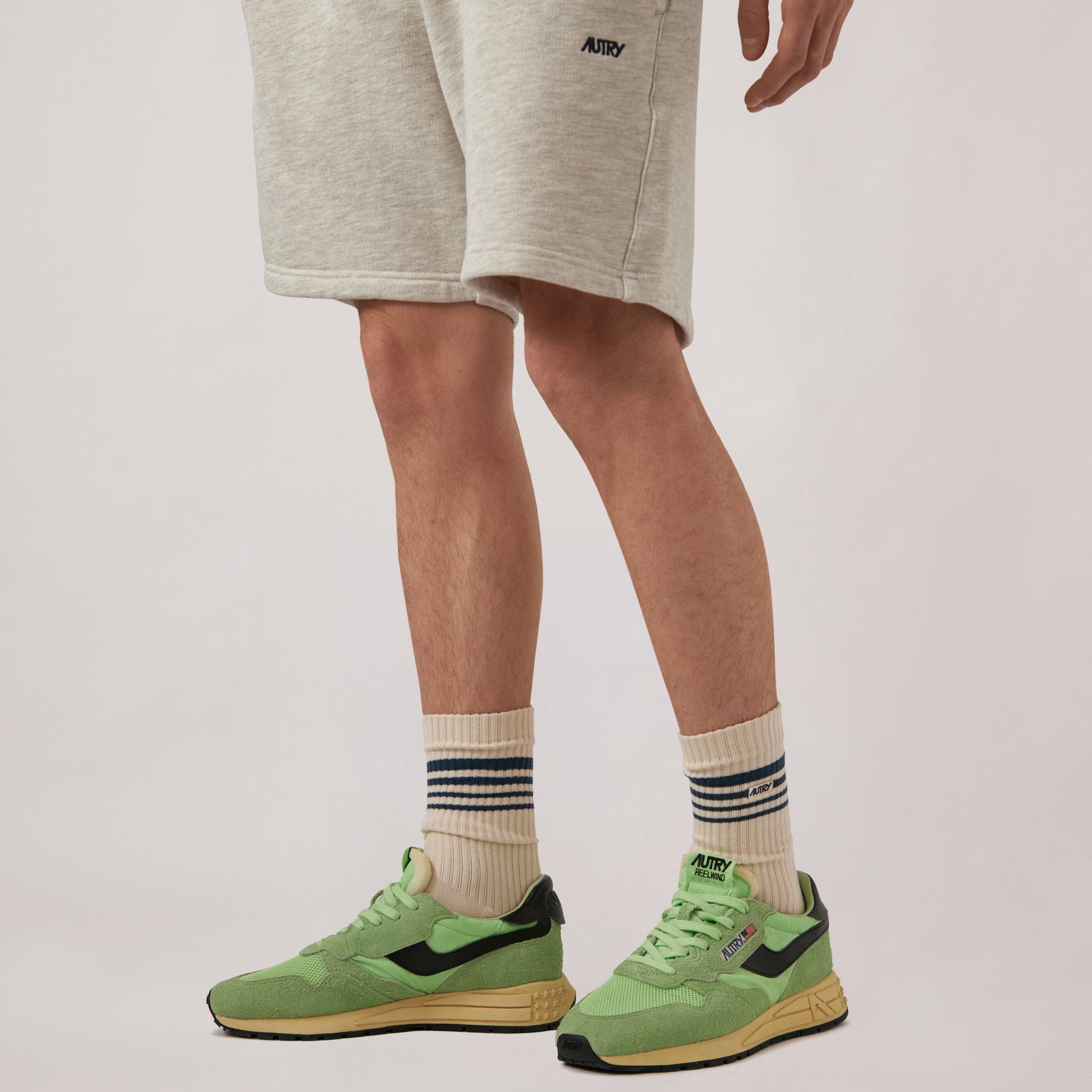 SOCKEN AUS JACQUARD MIT LOGO IN STREIFEN UNISEX