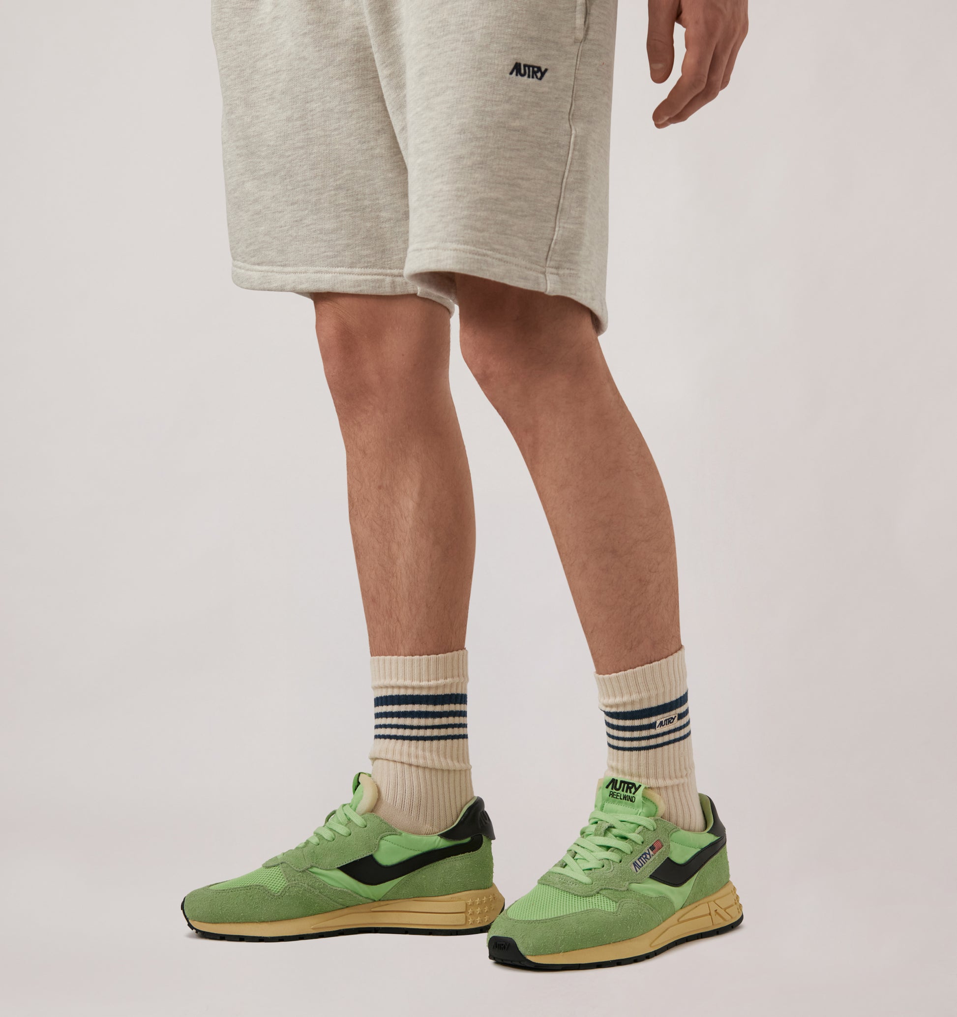 SOCKEN AUS JACQUARD MIT LOGO IN STREIFEN UNISEX