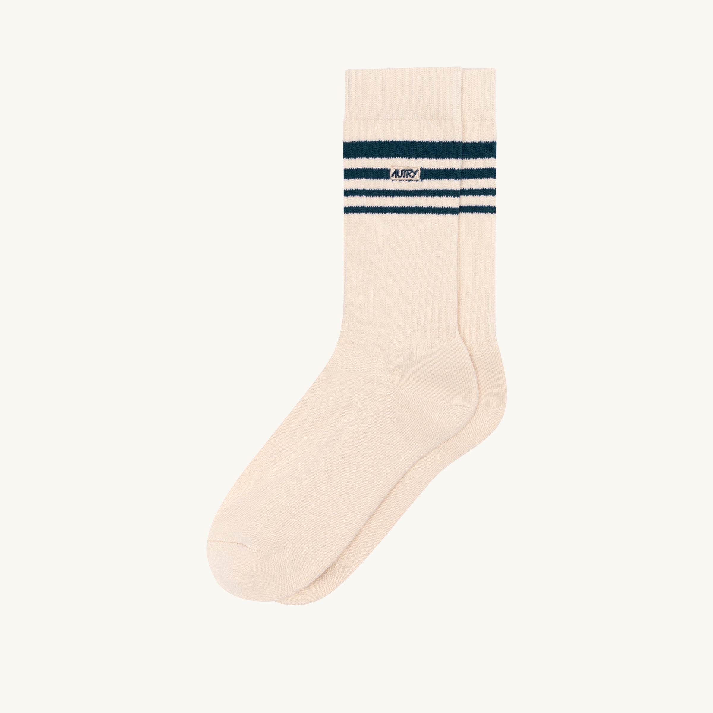 SOCKEN AUS JACQUARD MIT LOGO IN STREIFEN UNISEX