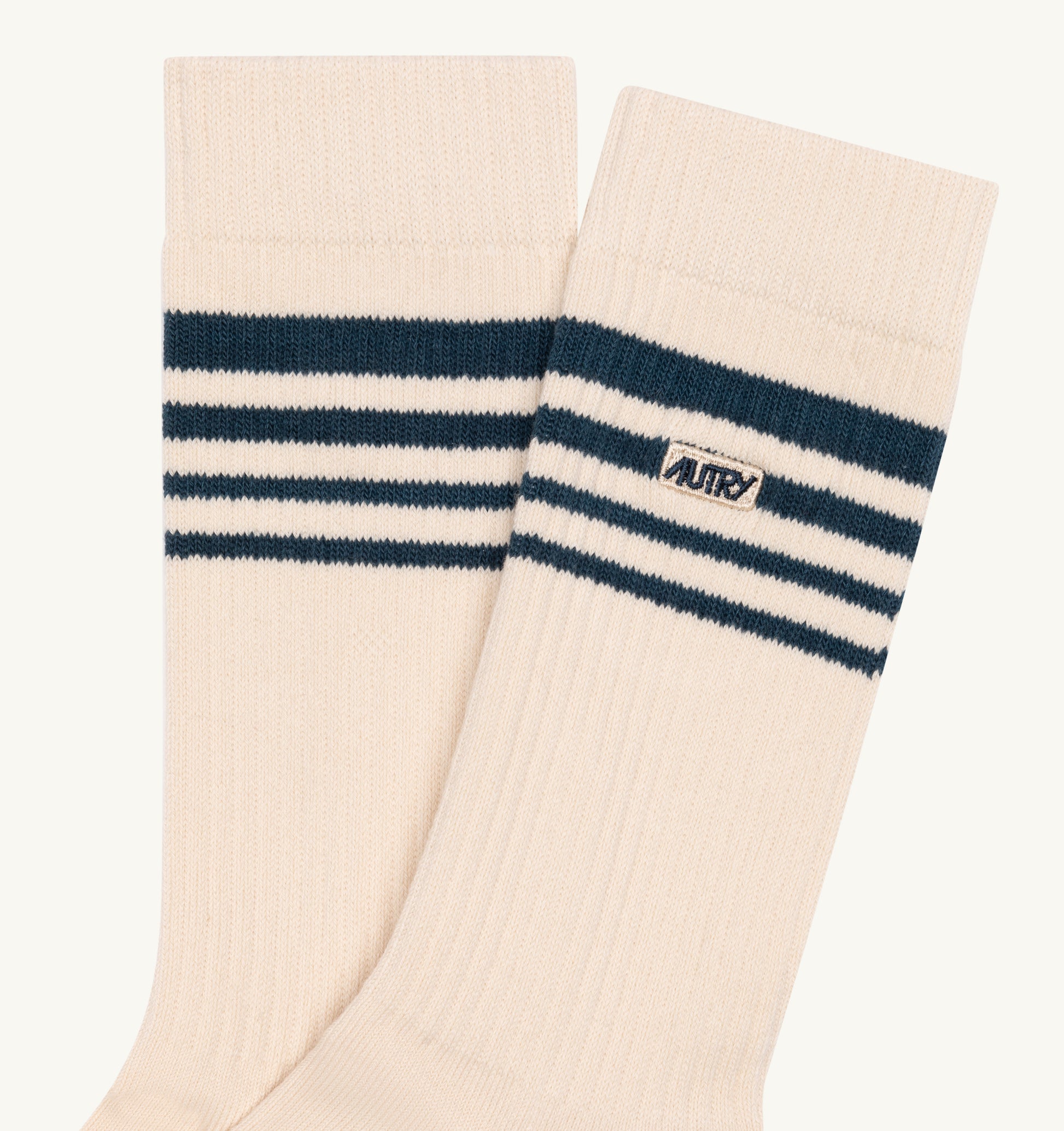 SOCKEN AUS JACQUARD MIT LOGO IN STREIFEN UNISEX