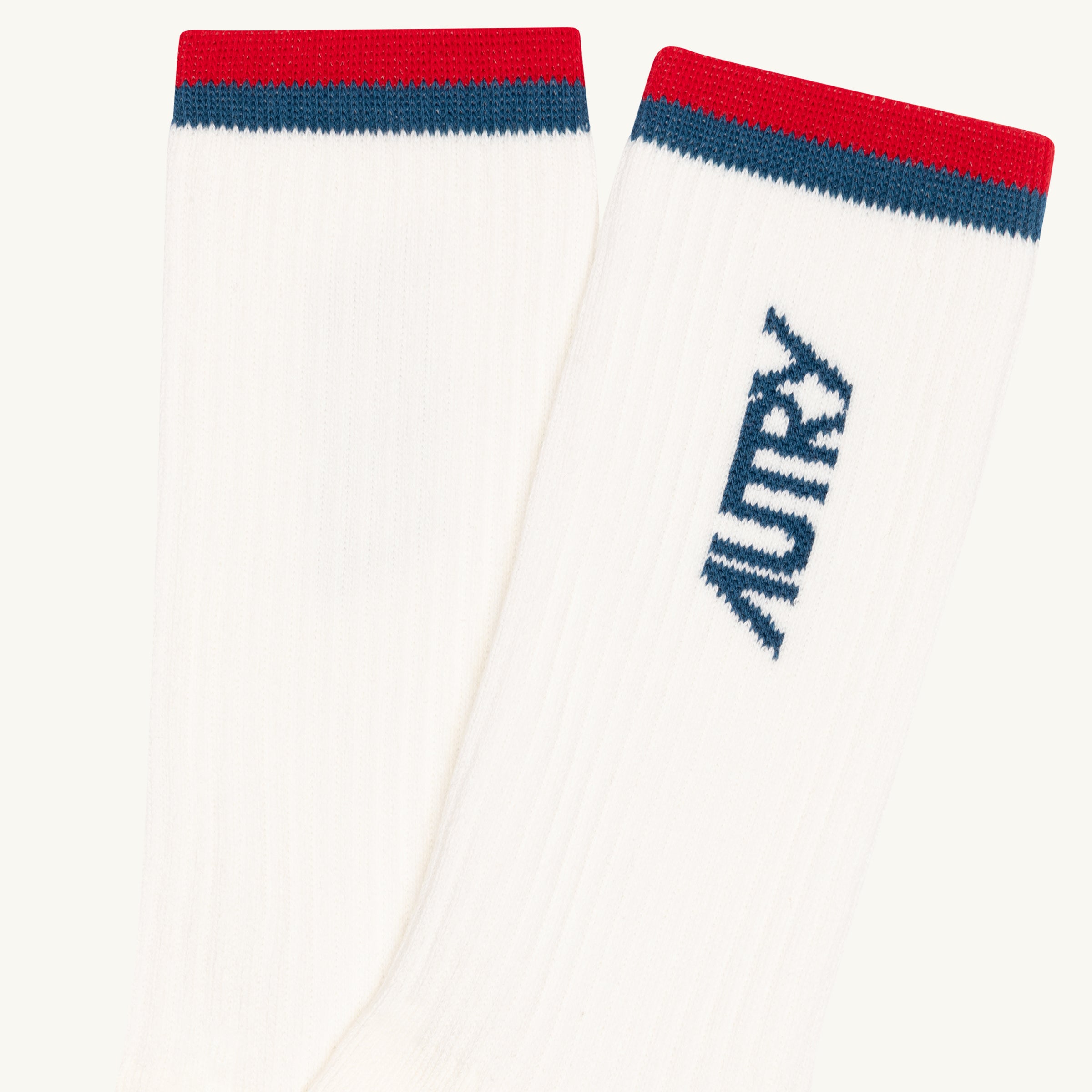 SOCKEN AUS JACQUARD MIT LOGO IN STREIFEN UNISEX