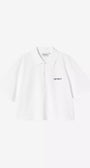 W' S/S Carhartt Script Polo T-Shirt