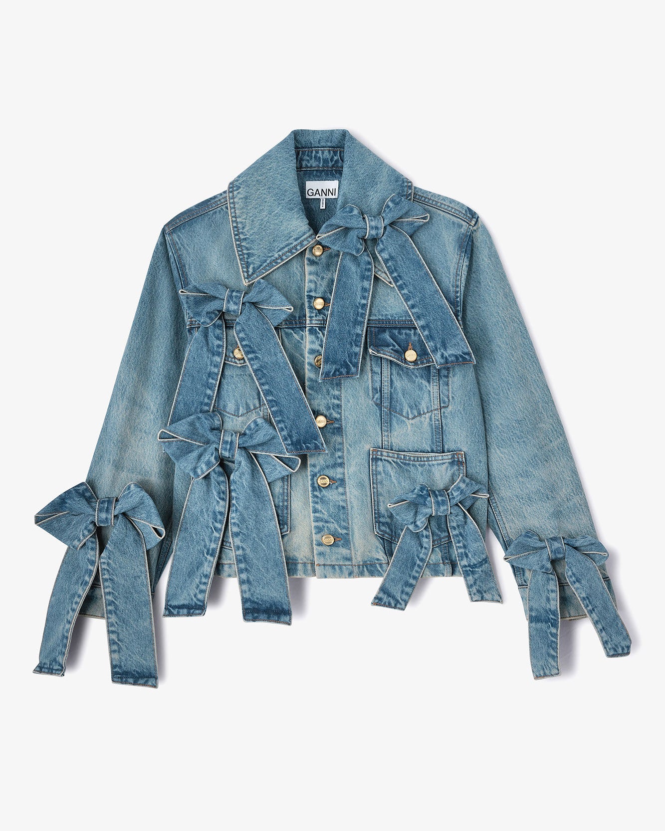 Jeansjacke aus leichtem Denim