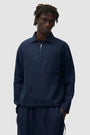 Linen Quarter Zip Pullover