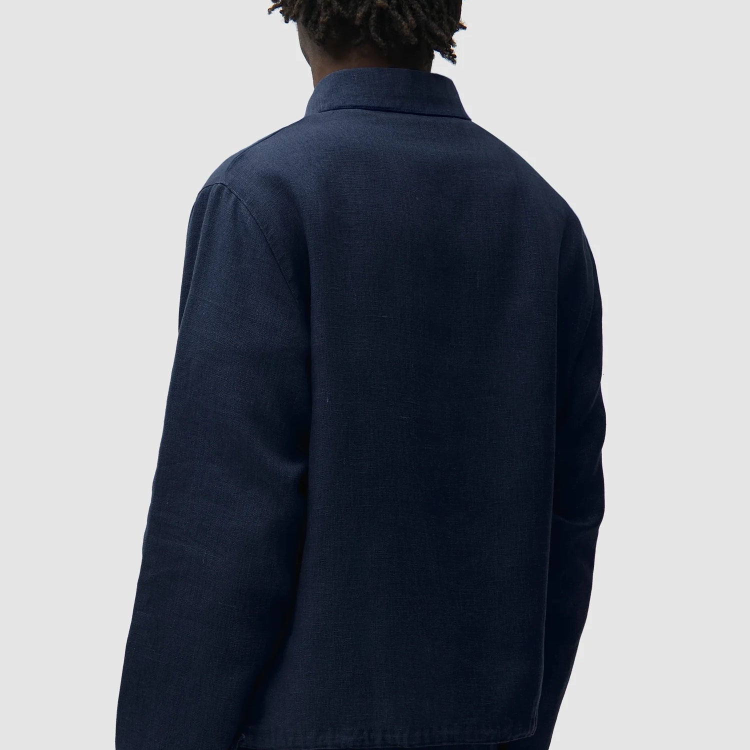 Linen Quarter Zip Pullover