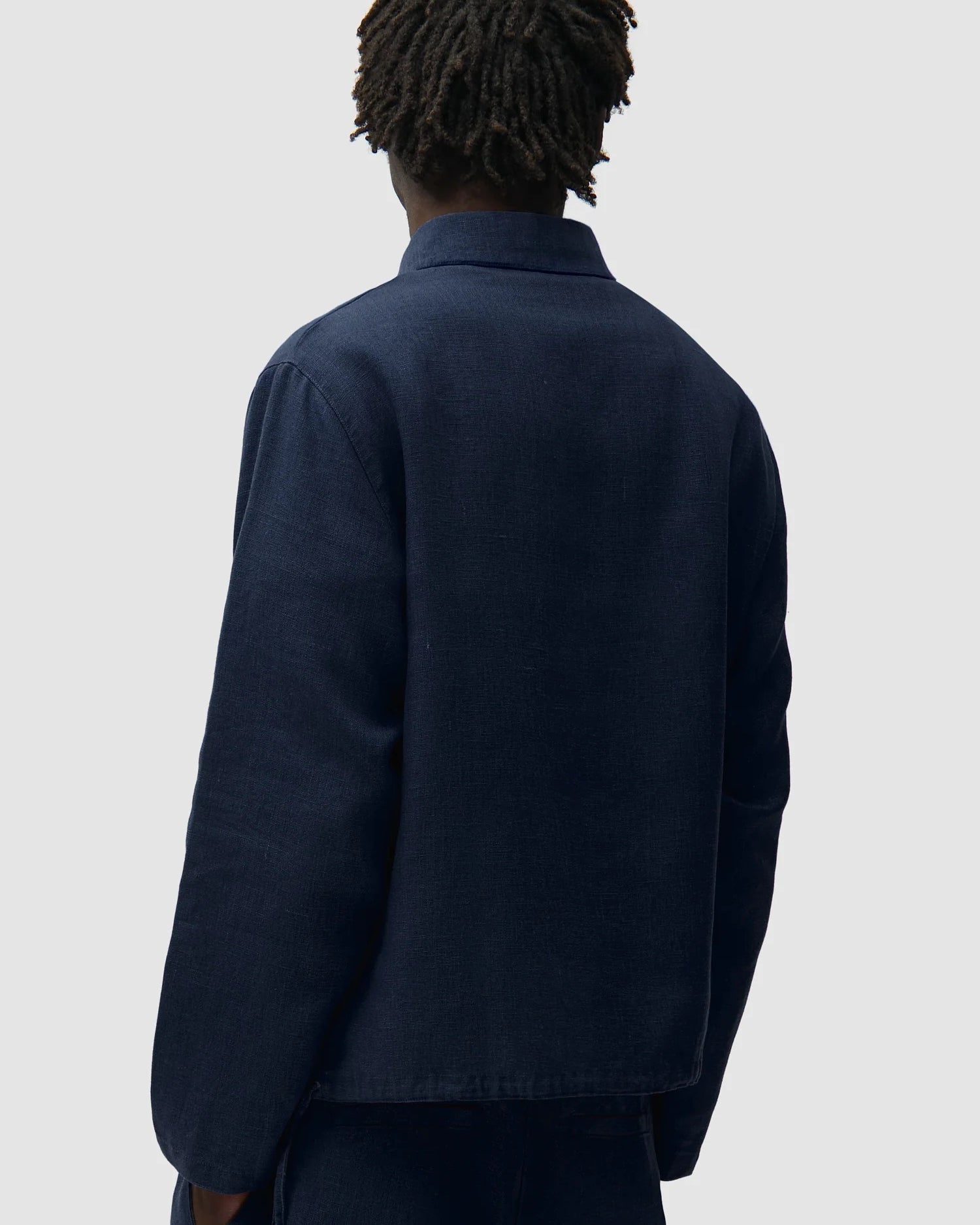 Linen Quarter Zip Pullover
