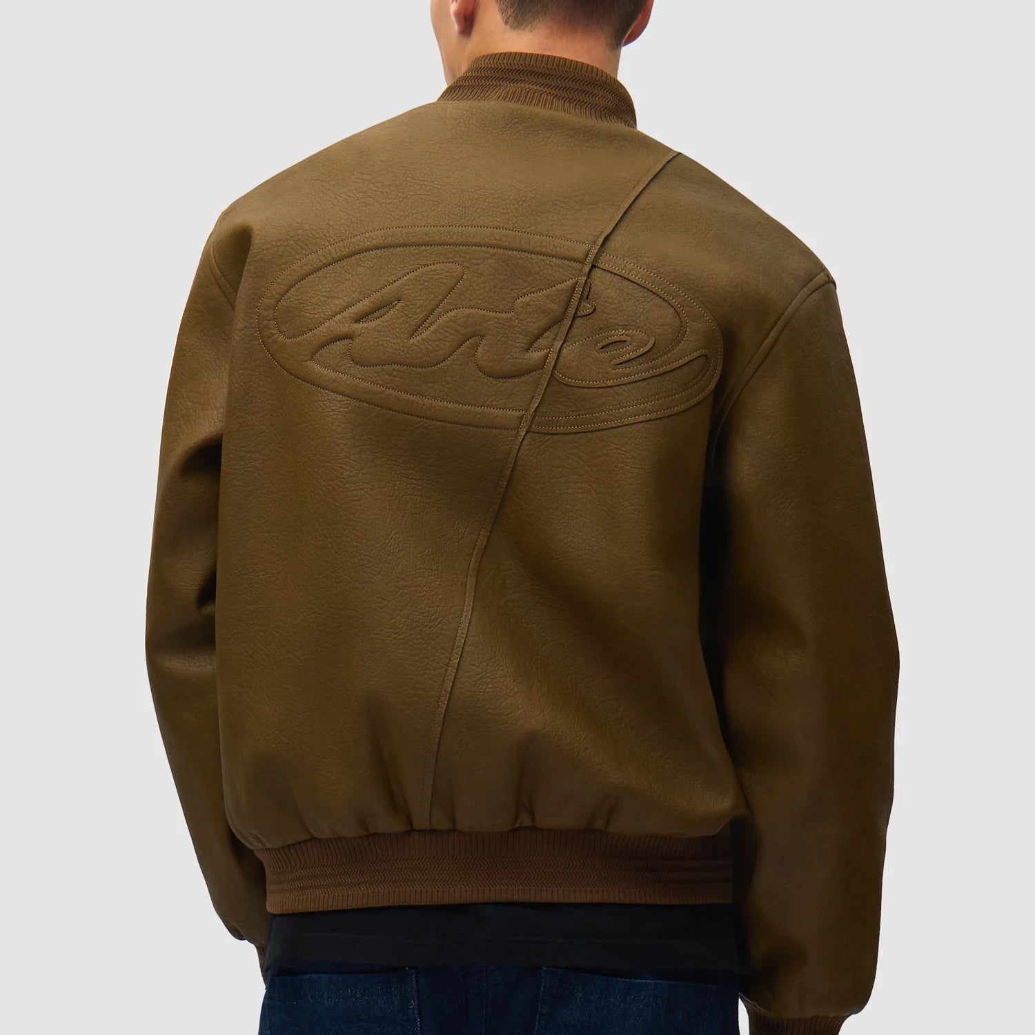 Leather Varsity Jacket