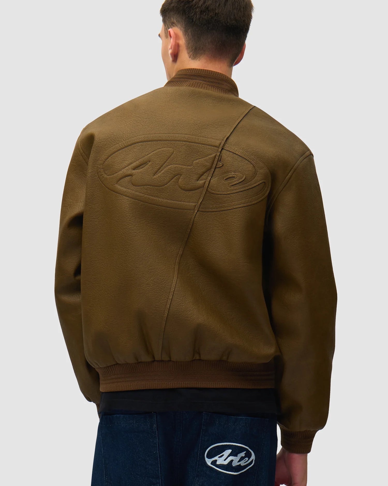Leather Varsity Jacket