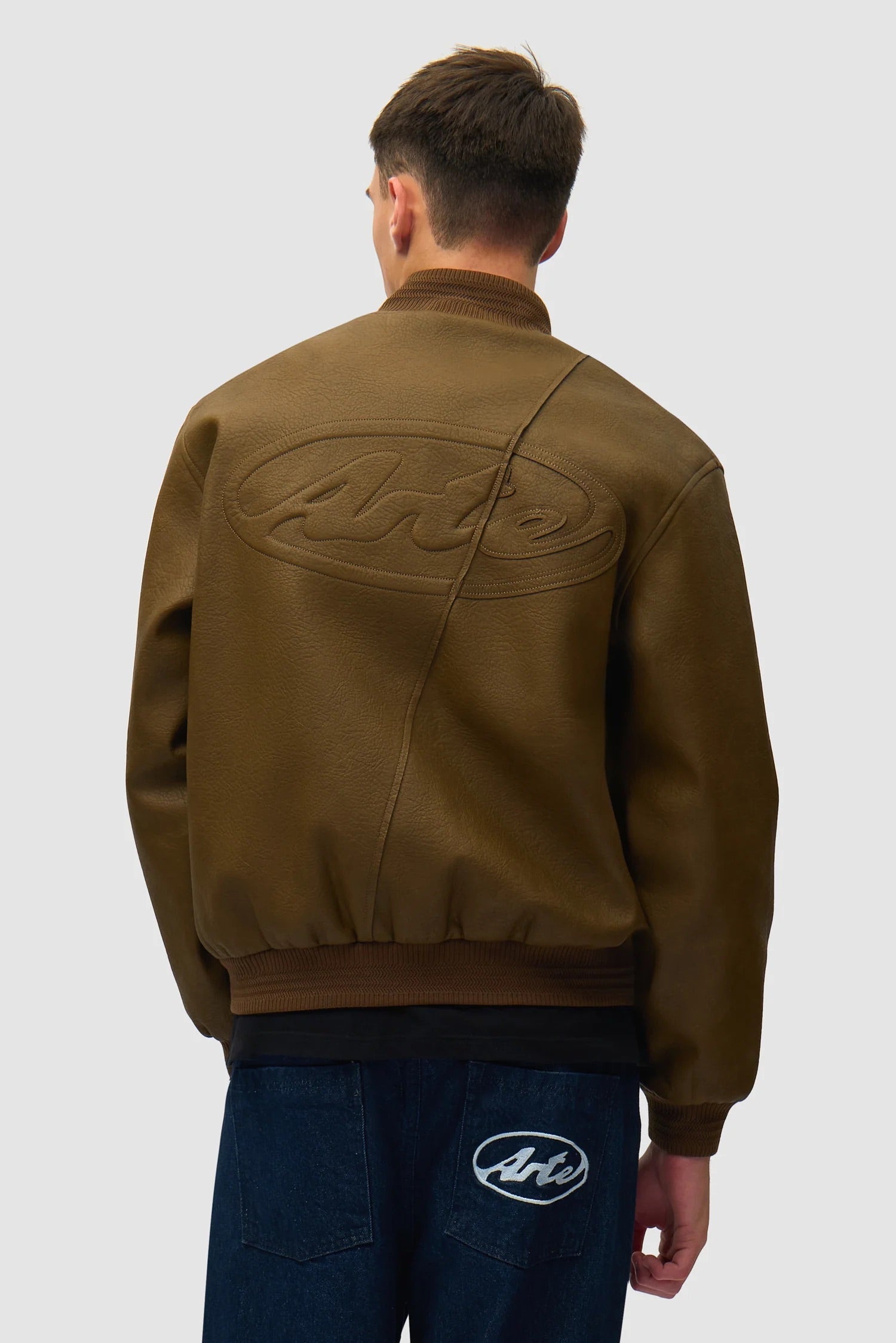 Leather Varsity Jacket
