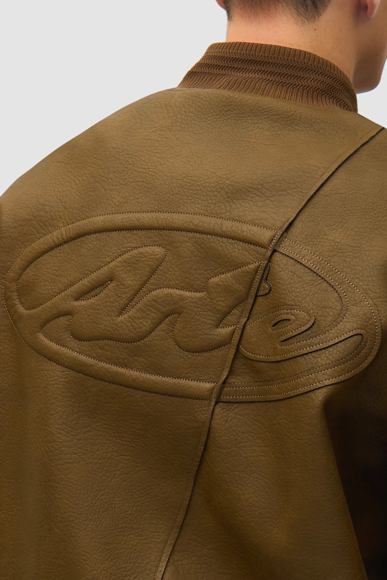Leather Varsity Jacket