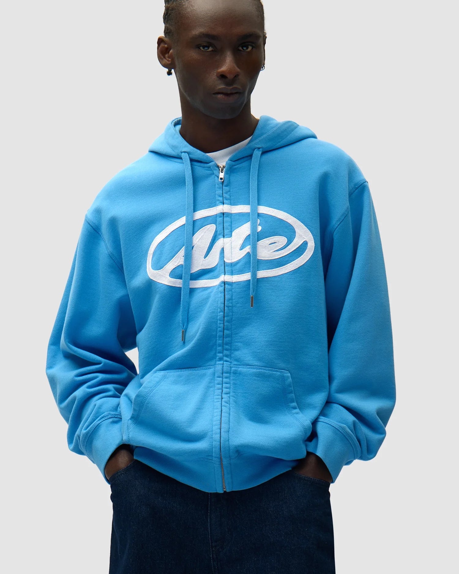 Circle Logo Zip Hoodie