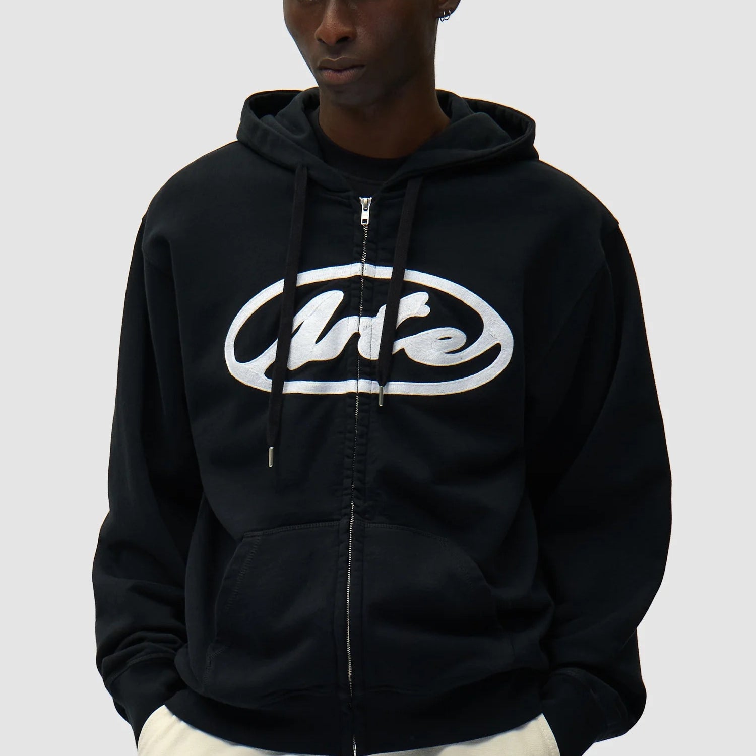 Circle Logo Zip Hoodie