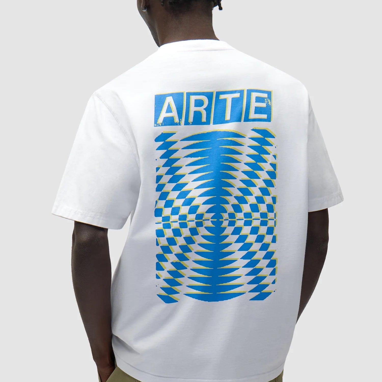 Abstract Back Print T-shirt
