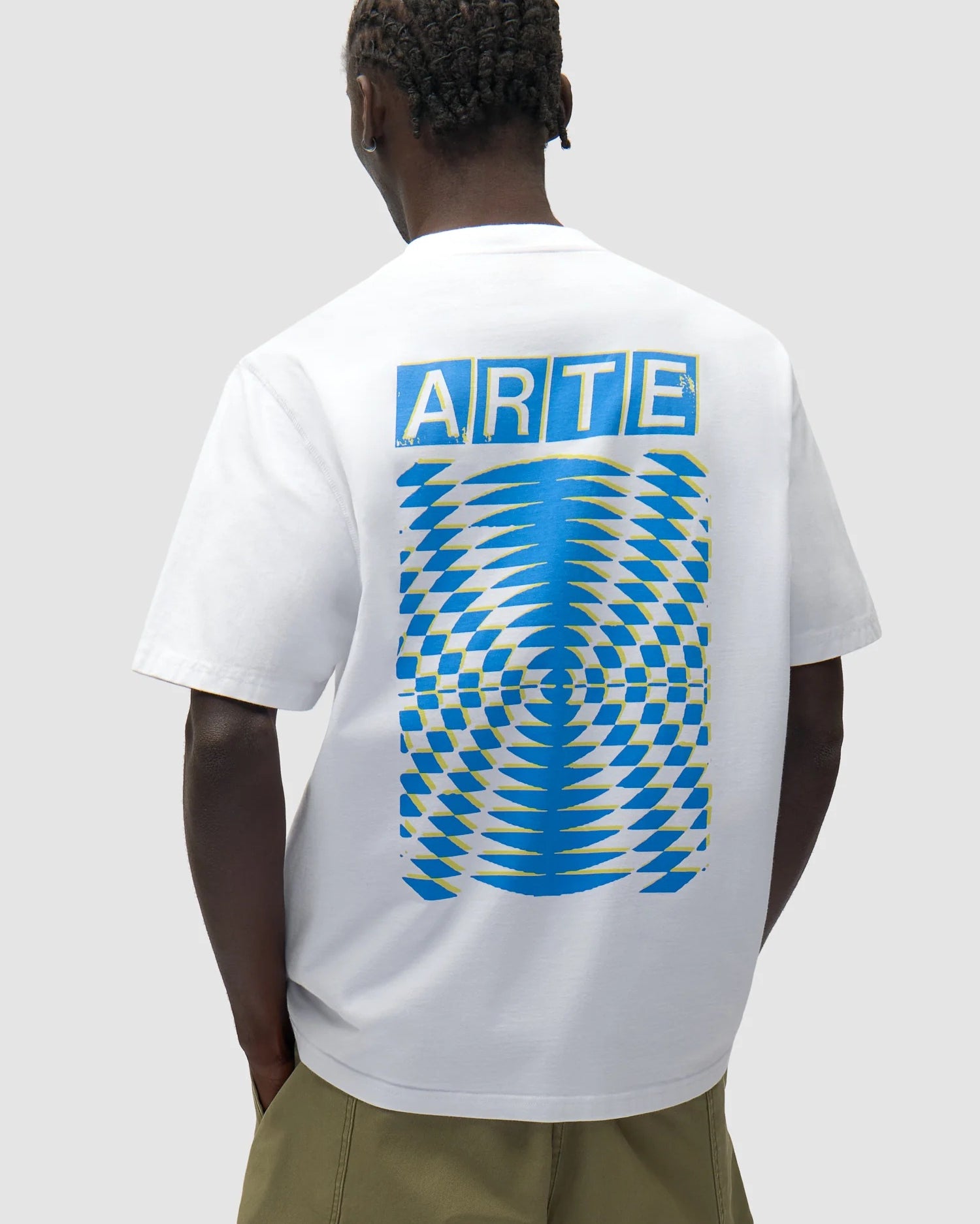 Abstract Back Print T-shirt