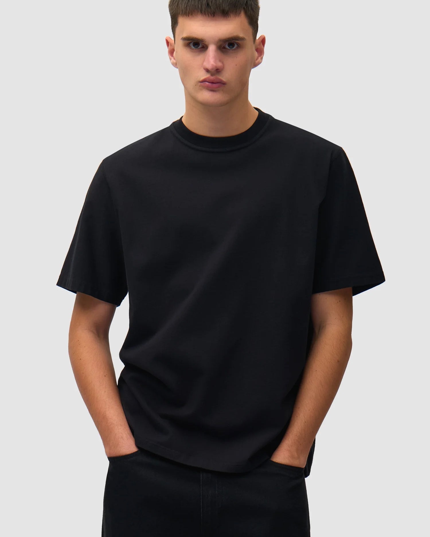 Faded Back Print T-shirt
